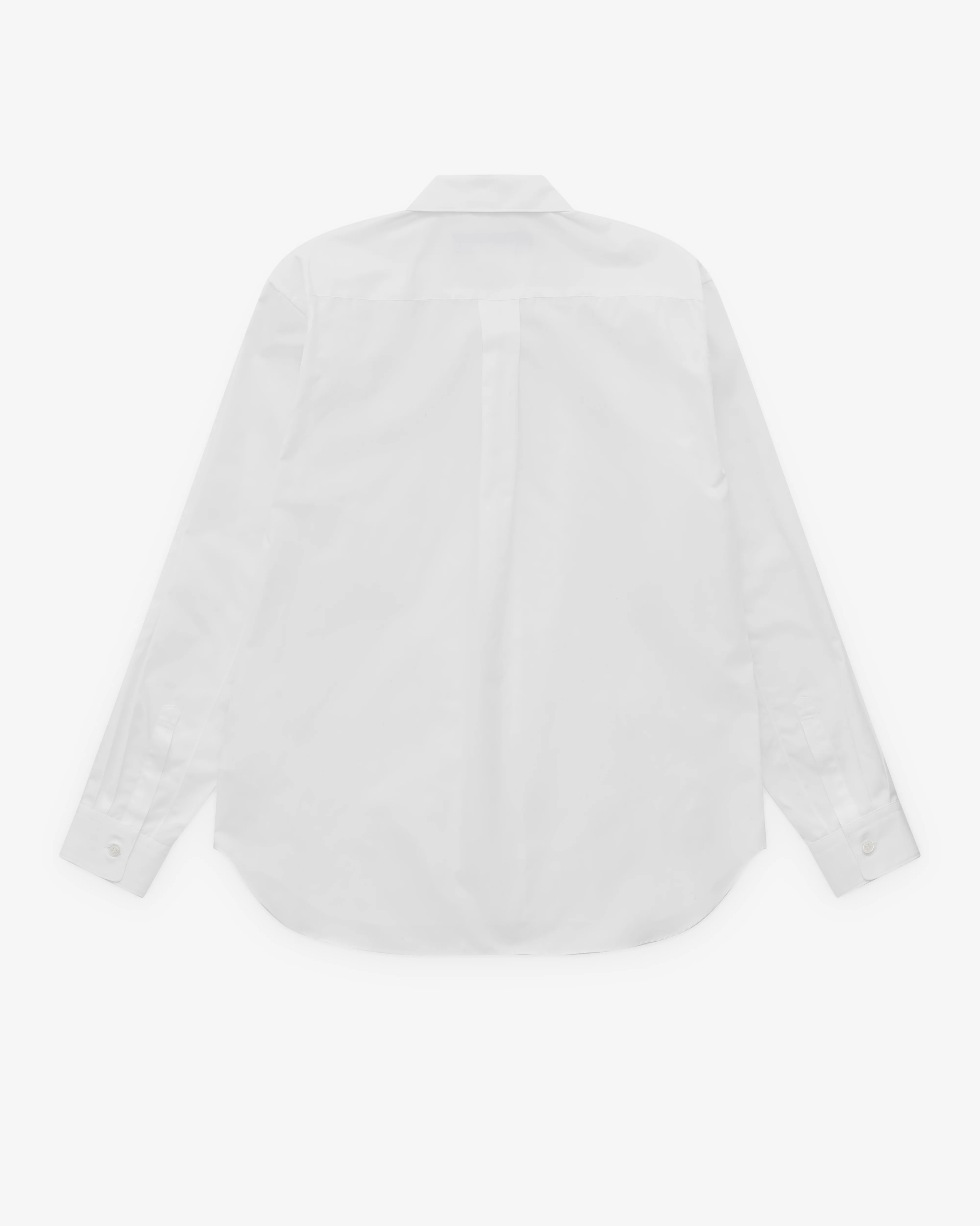 Black Comme des Garçons - Studded Placket Shirt - (White) - Image 2