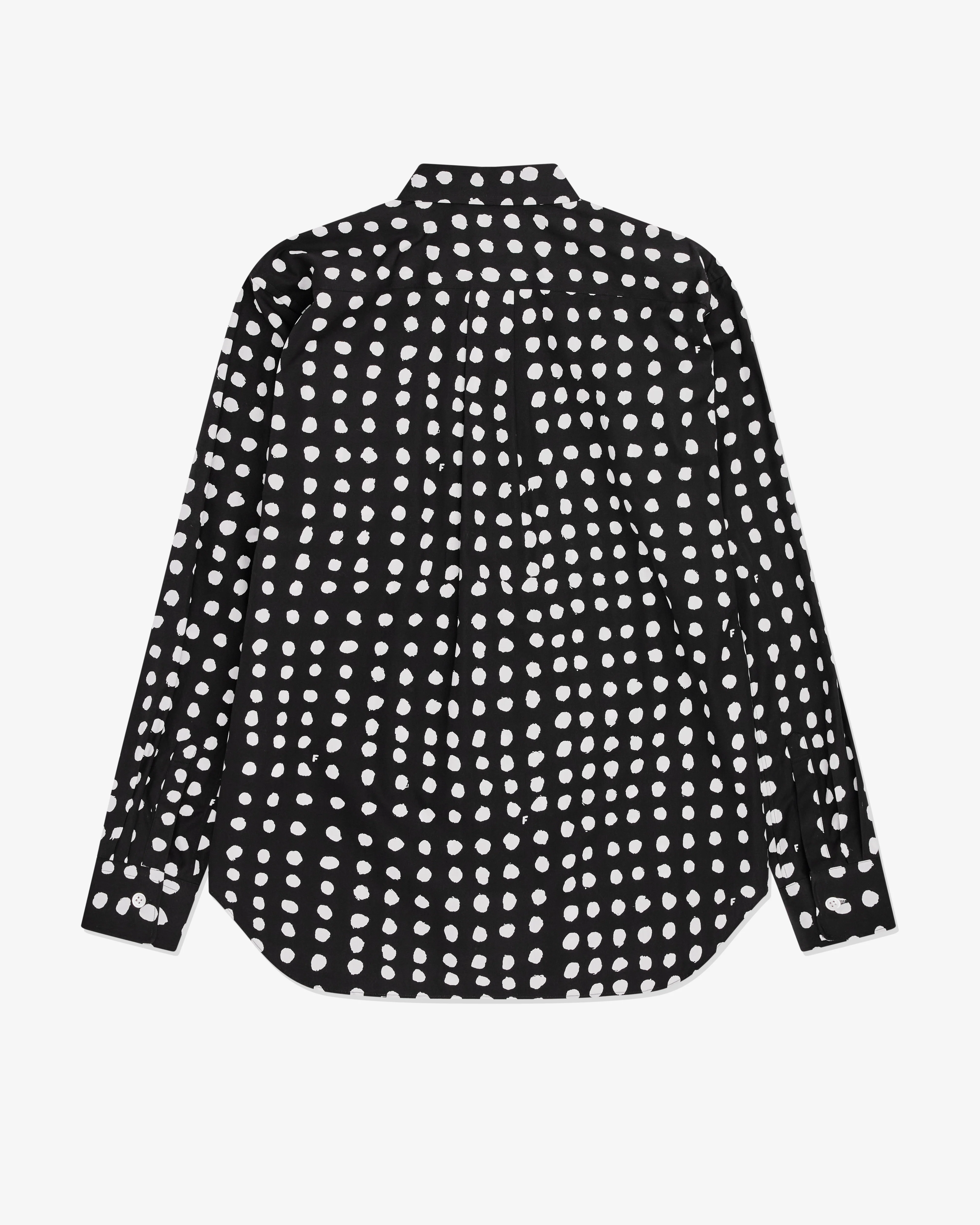 Black Comme des Garçons - Filip Pagowski Polka Dot Shirt - (Black) - Image 2