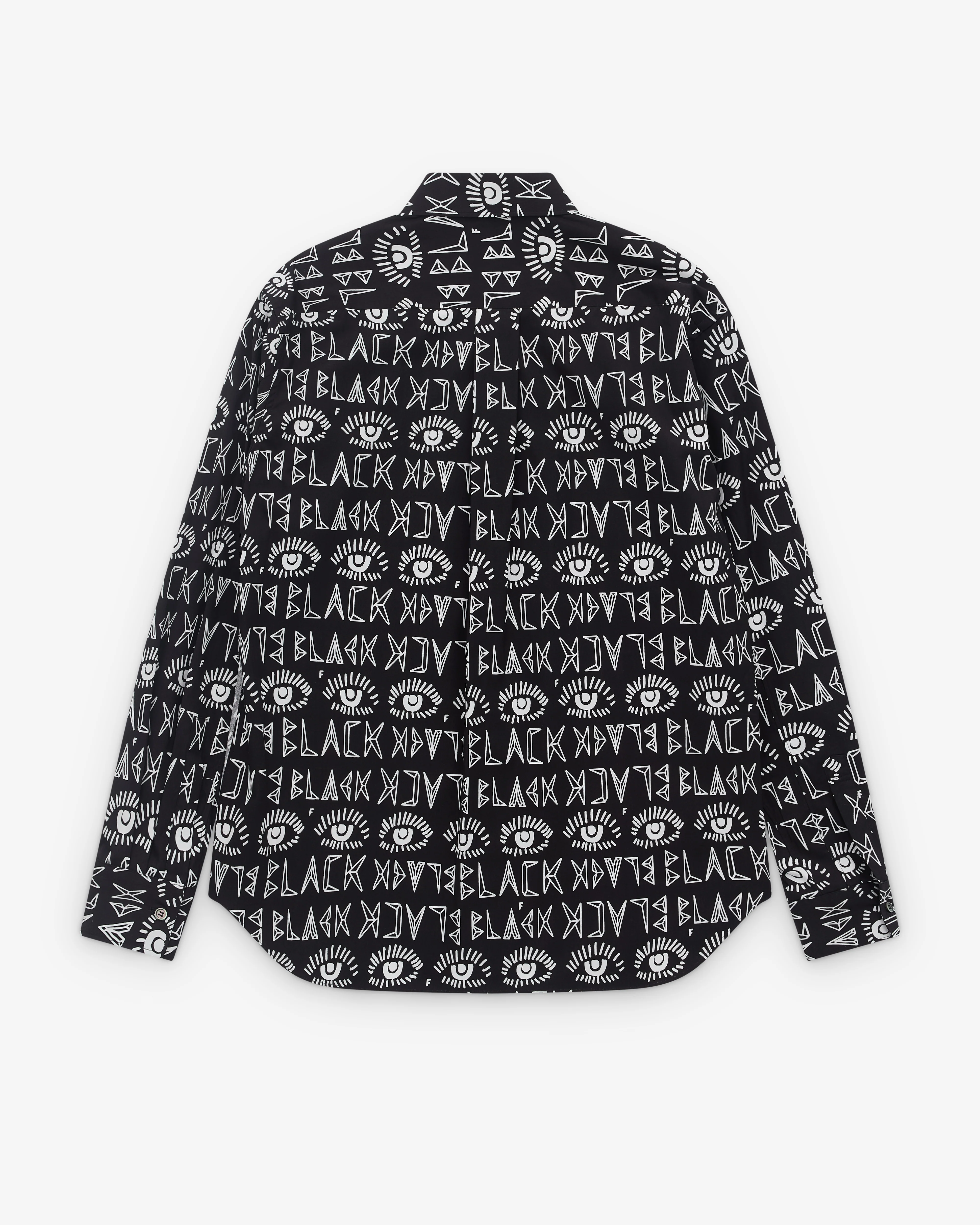 Black Comme des Garçons - Reverse Panel Shirt - (Back) - Image 2
