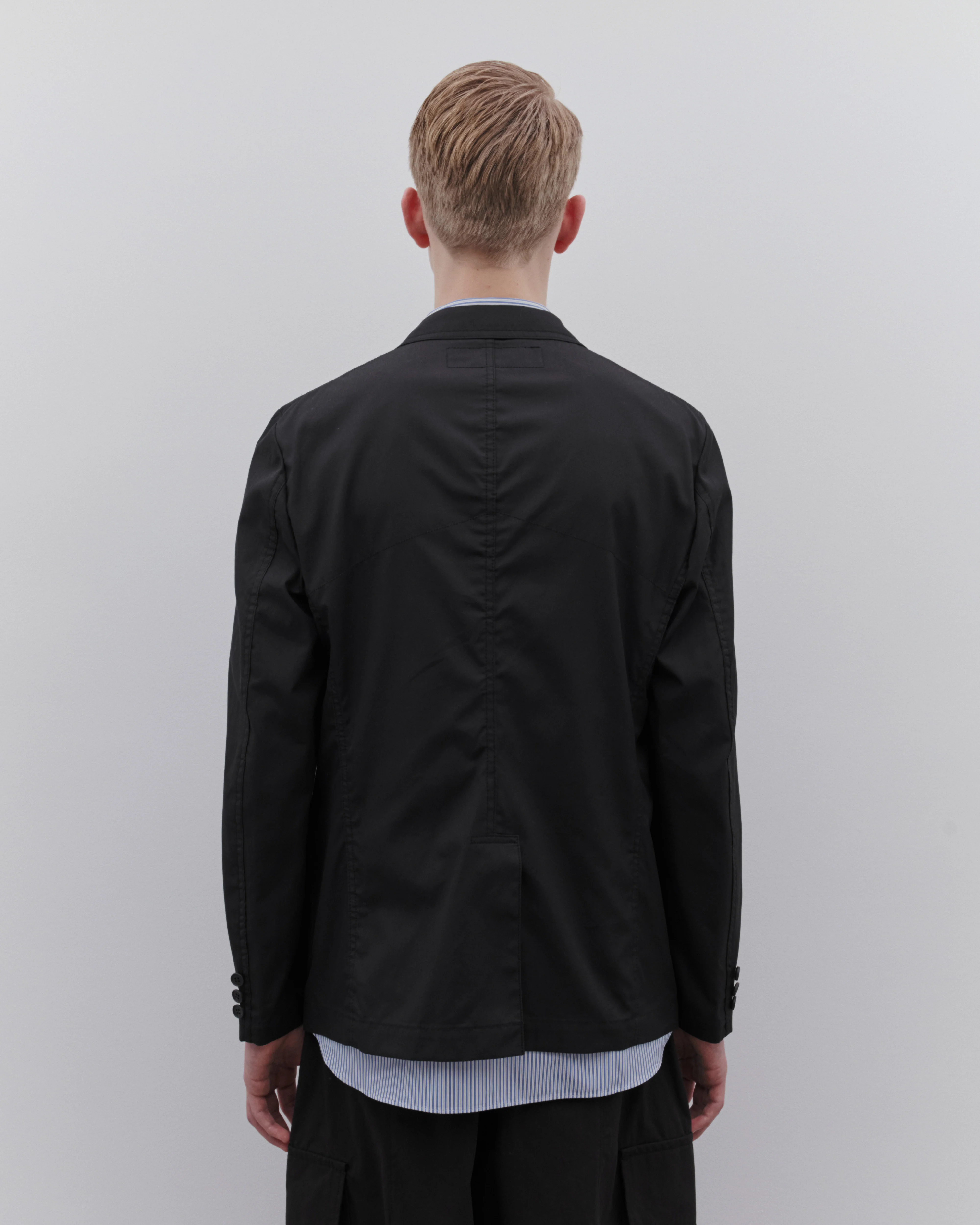 CDG Homme - Men’s Cotton Jacket - (Black) - Image 4