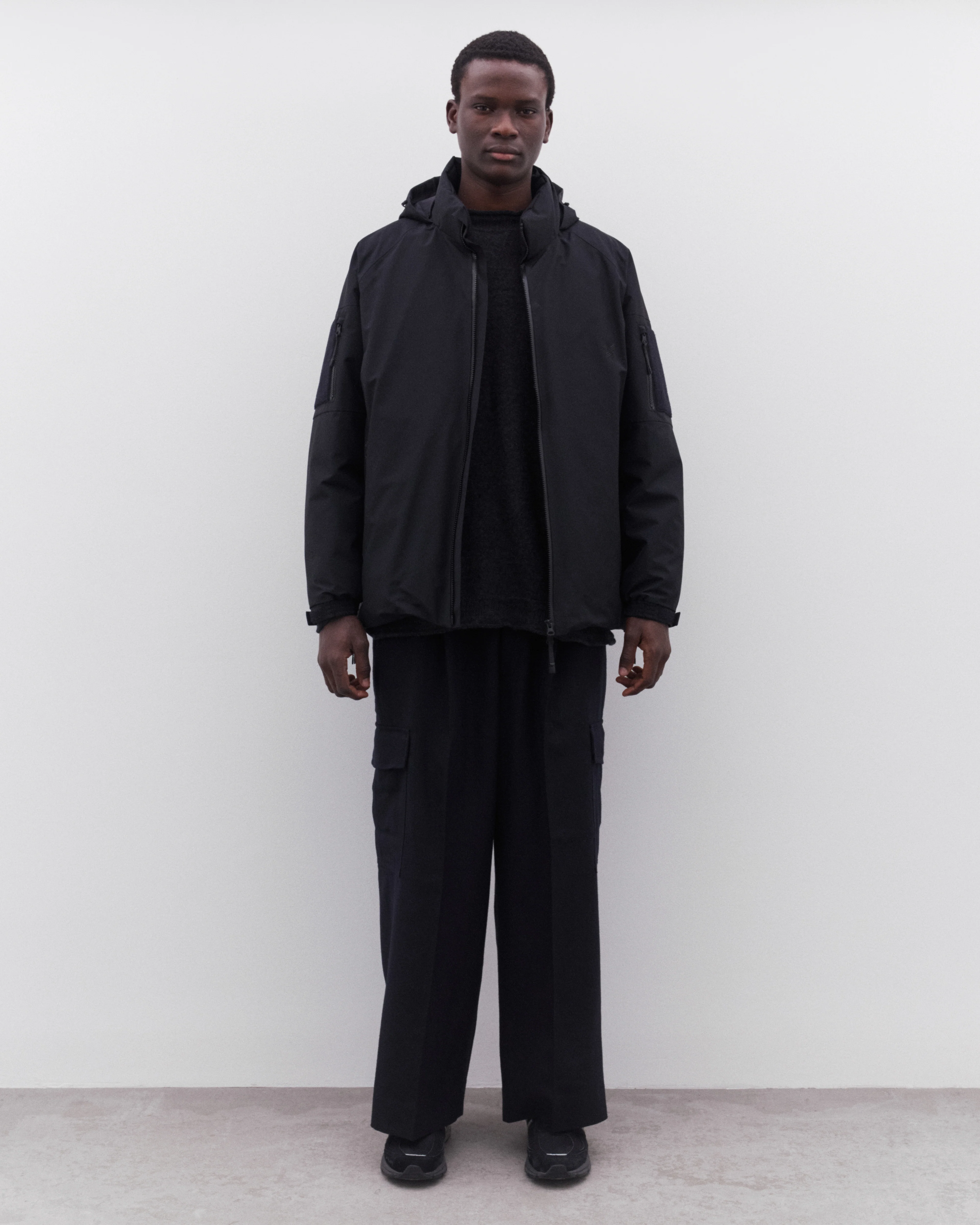 CDG Homme - Men’s Padded Shell Jacket - (Black) - Image 6
