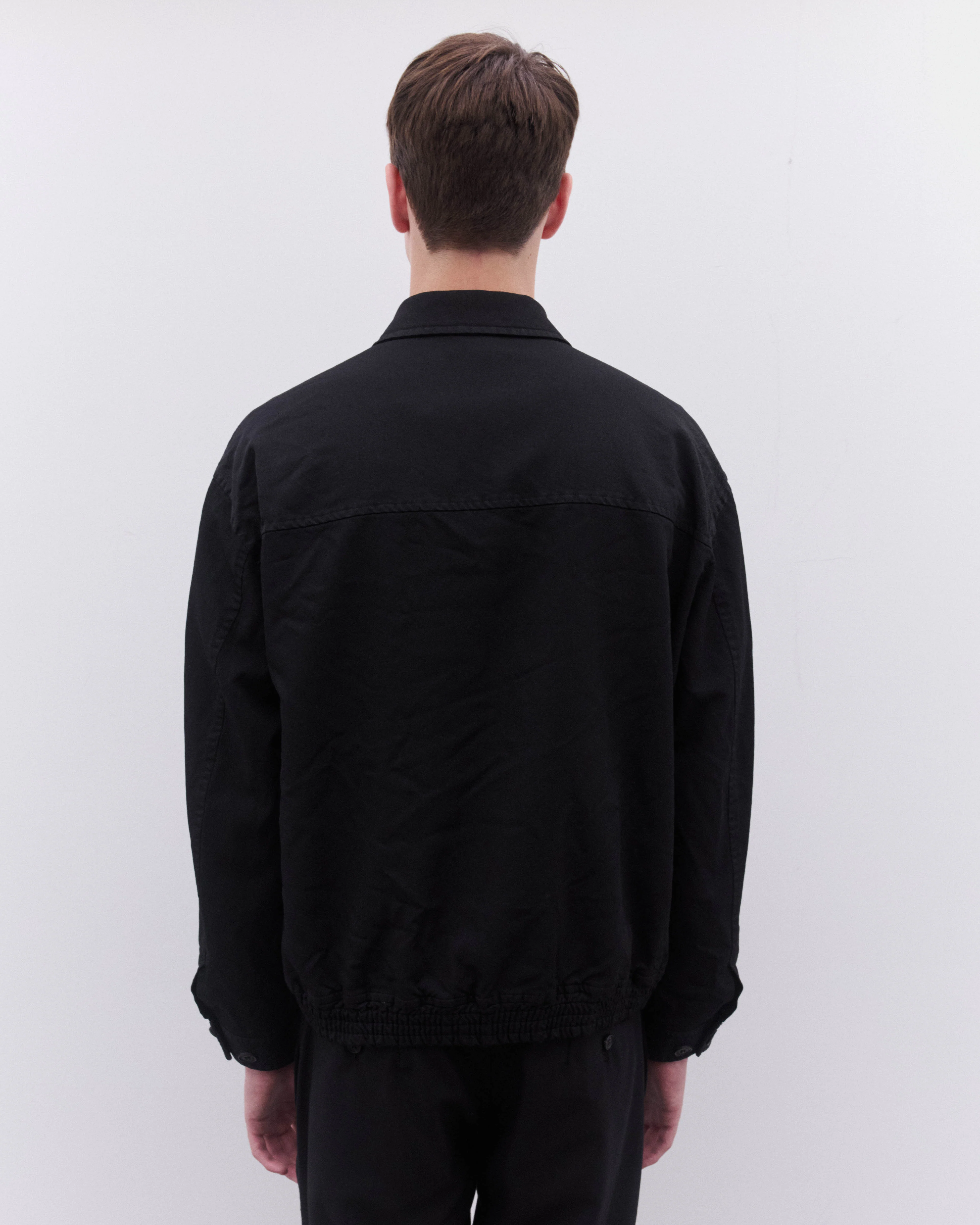 CDG Homme - Men’s Collared Bomber Jacket - (Black) - Image 4