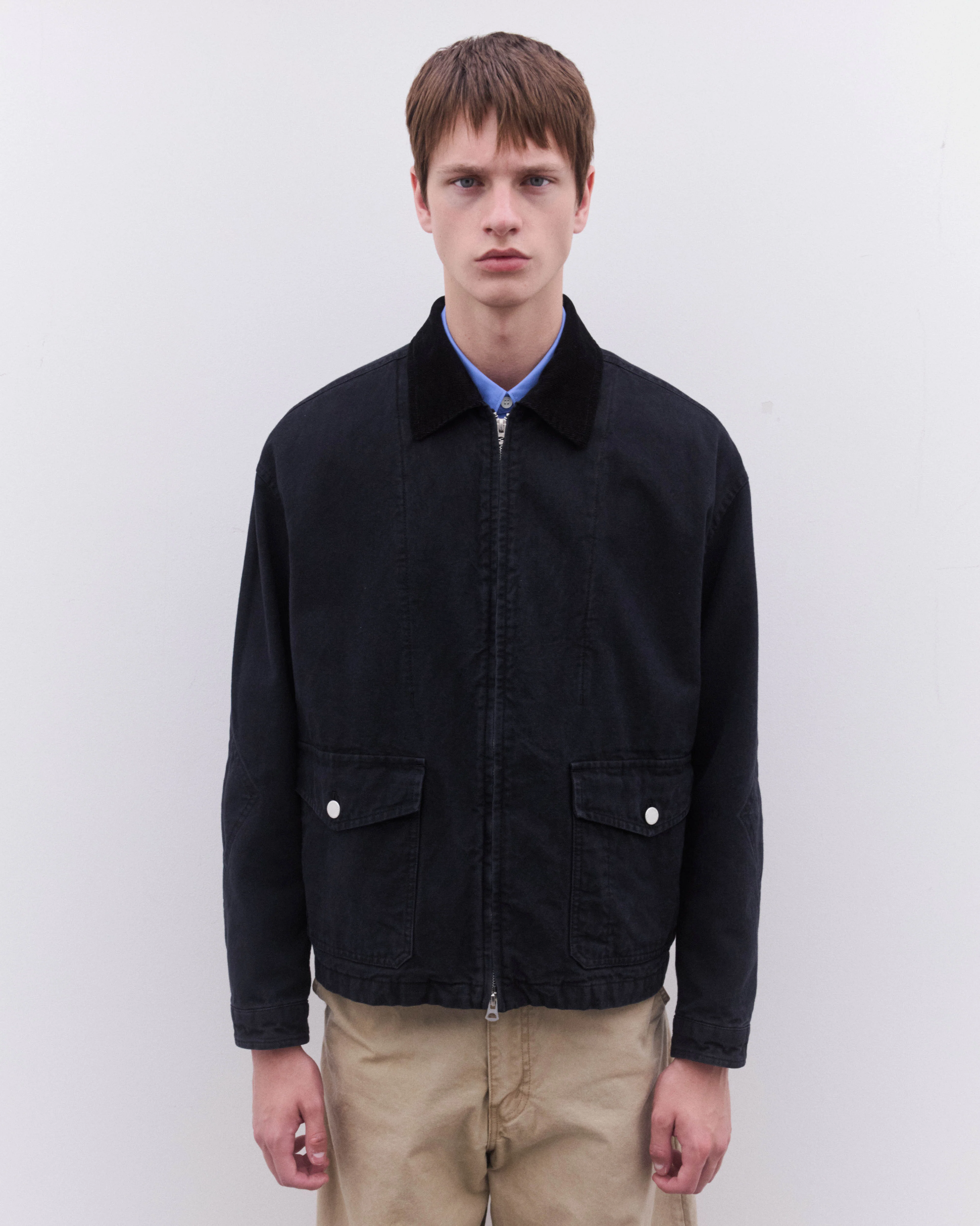 CDG Homme - Men's Zip Jacket - (Black) - Image 3