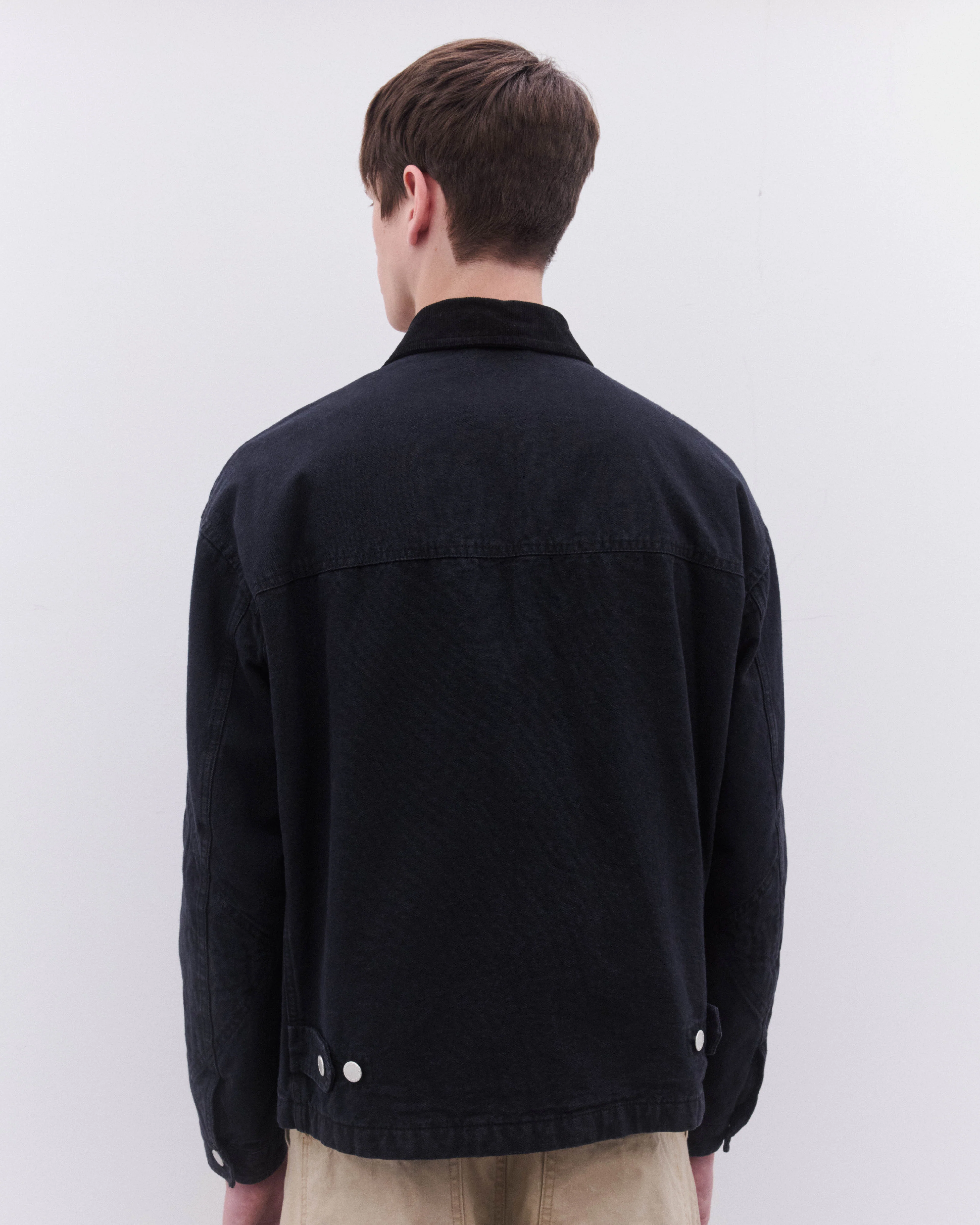 CDG Homme - Men's Zip Jacket - (Black) - Image 5
