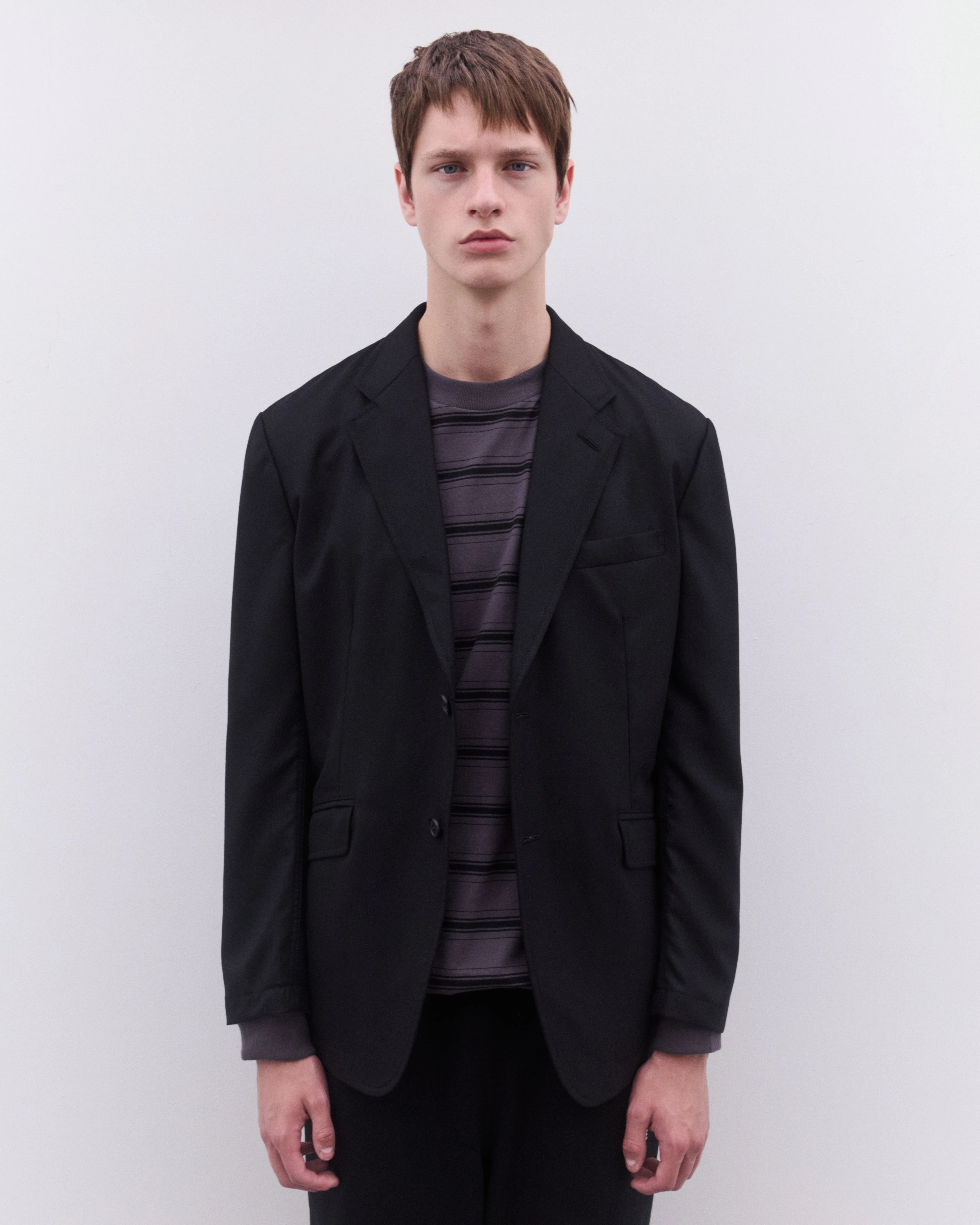 CDG Homme - Men’s Wool Blazer - (Black) - Image 3