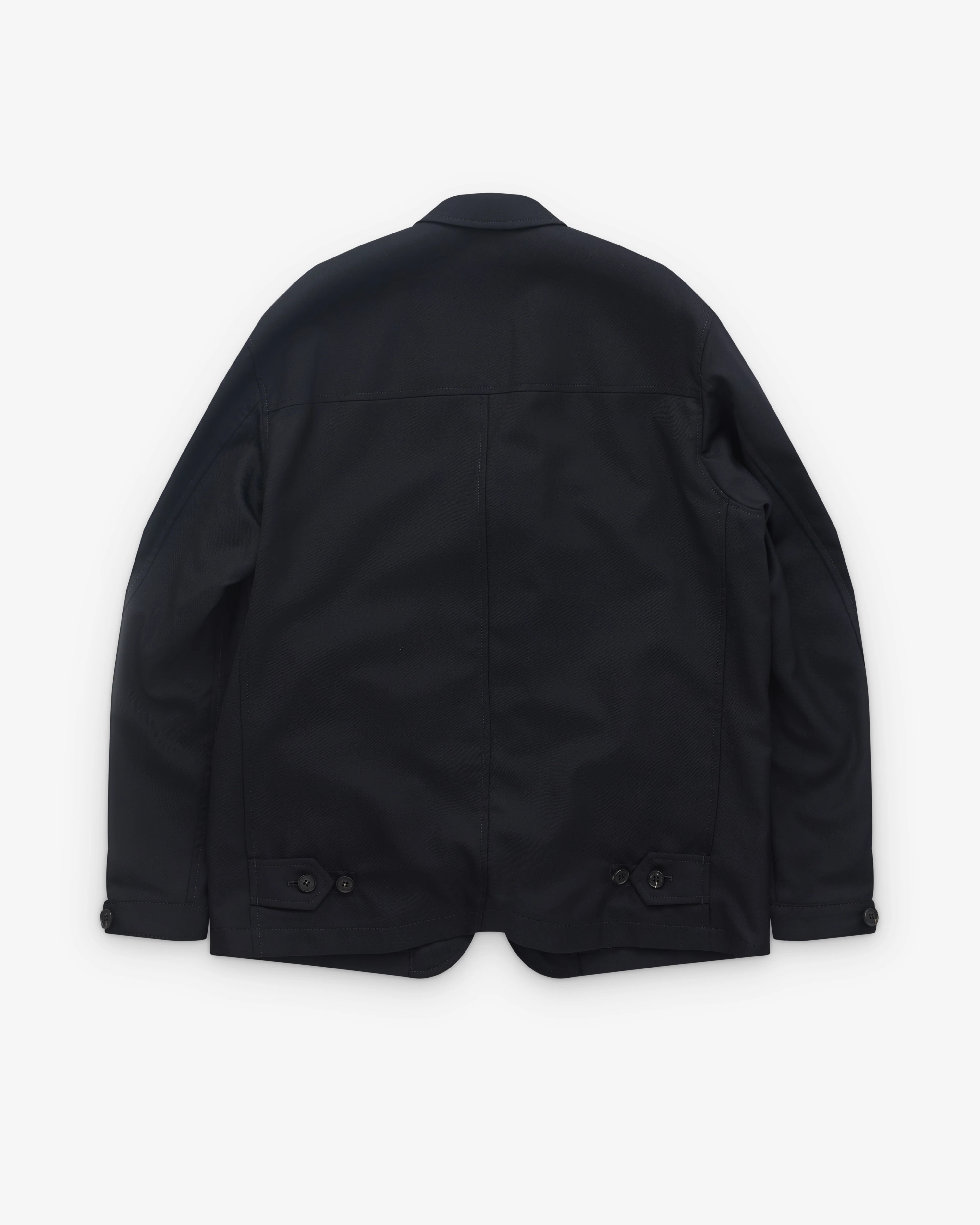 CDG Homme - Men’s Wool Blazer - (Navy) - Image 2