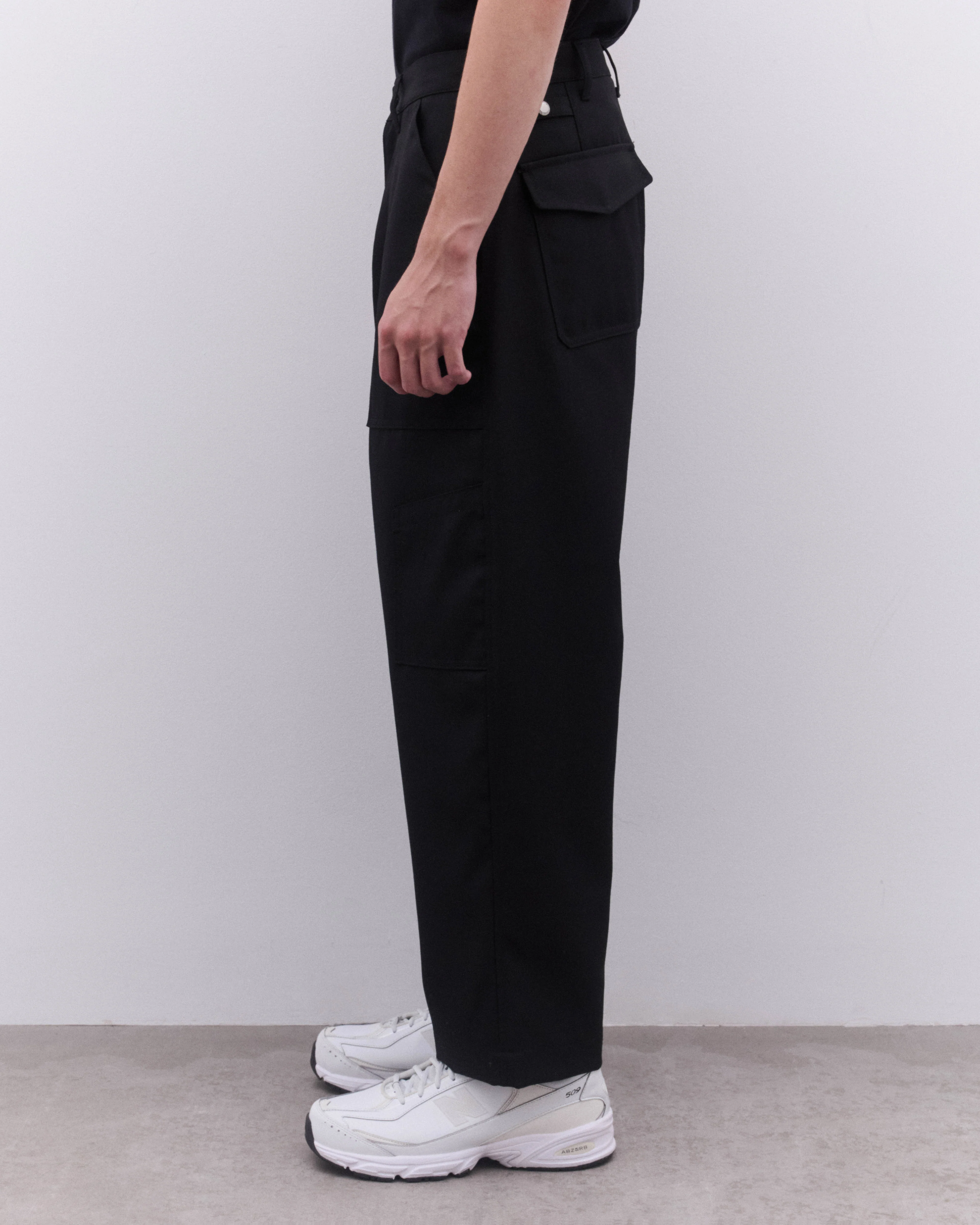 CDG Homme - Men’s Fatigue Pants - (Black) - Image 3