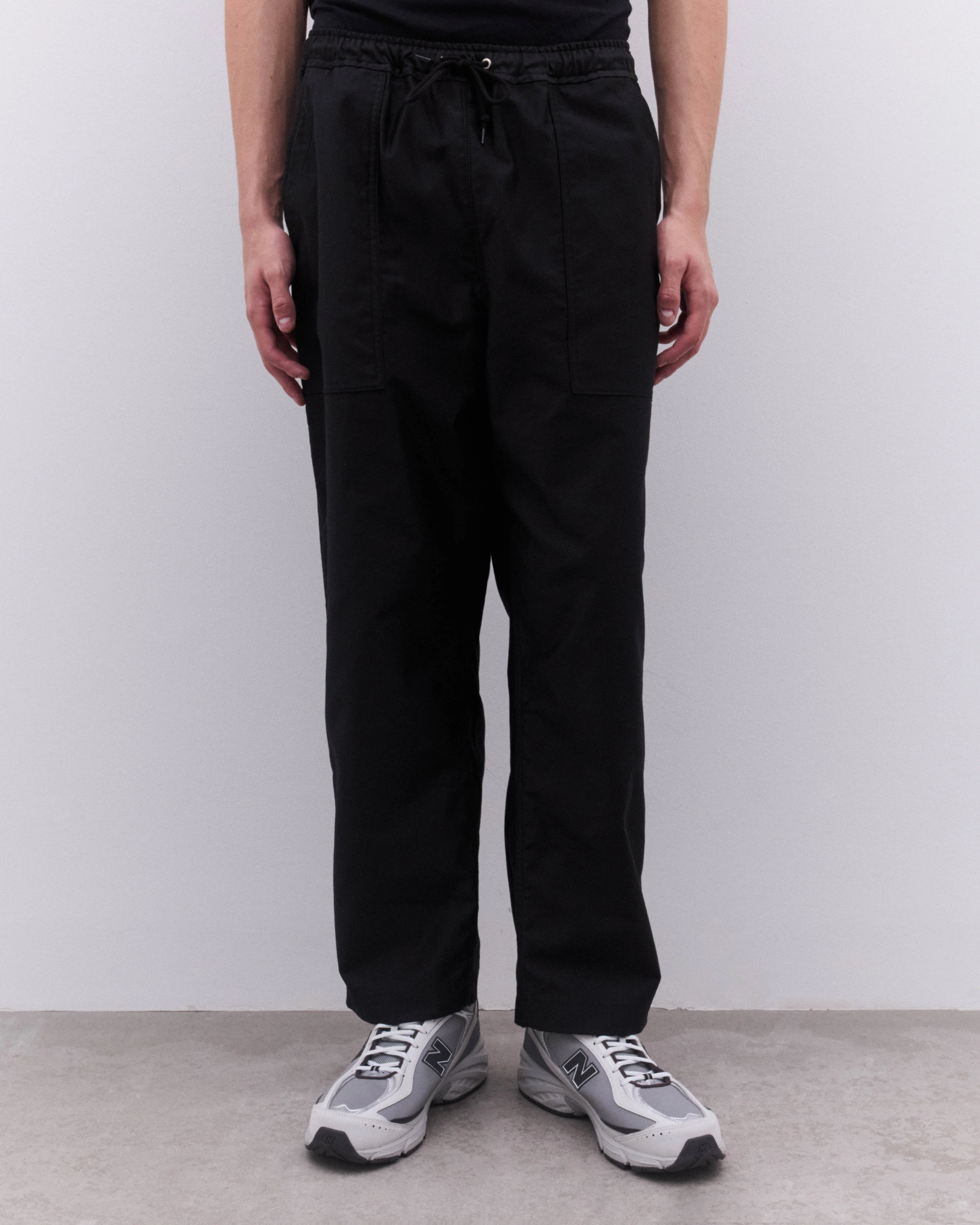 CDG Homme - Men’s Drawcord Trousers - (Black) - Image 3