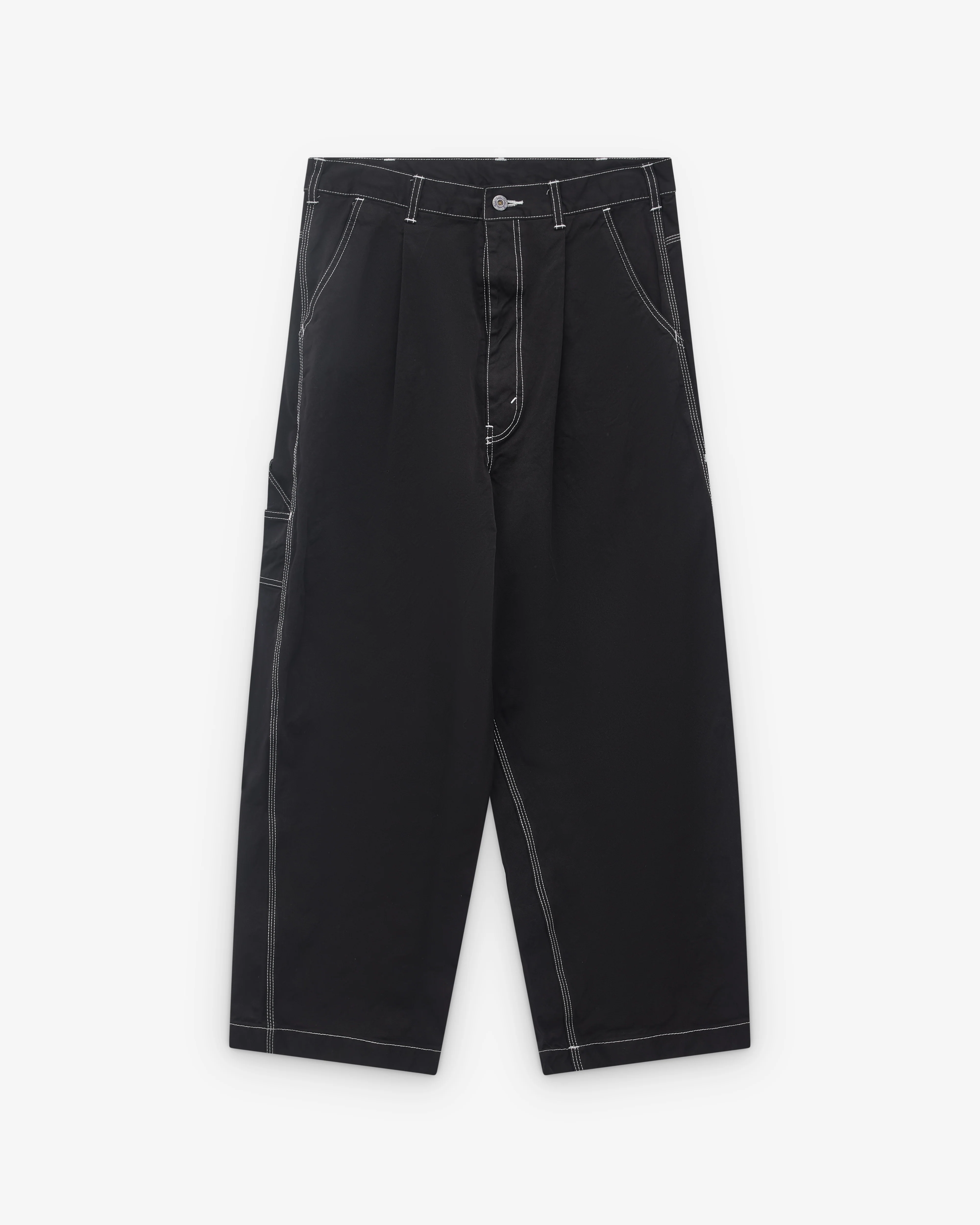 CDG Homme - Men’s Top Stitch Work Trousers - (Black)