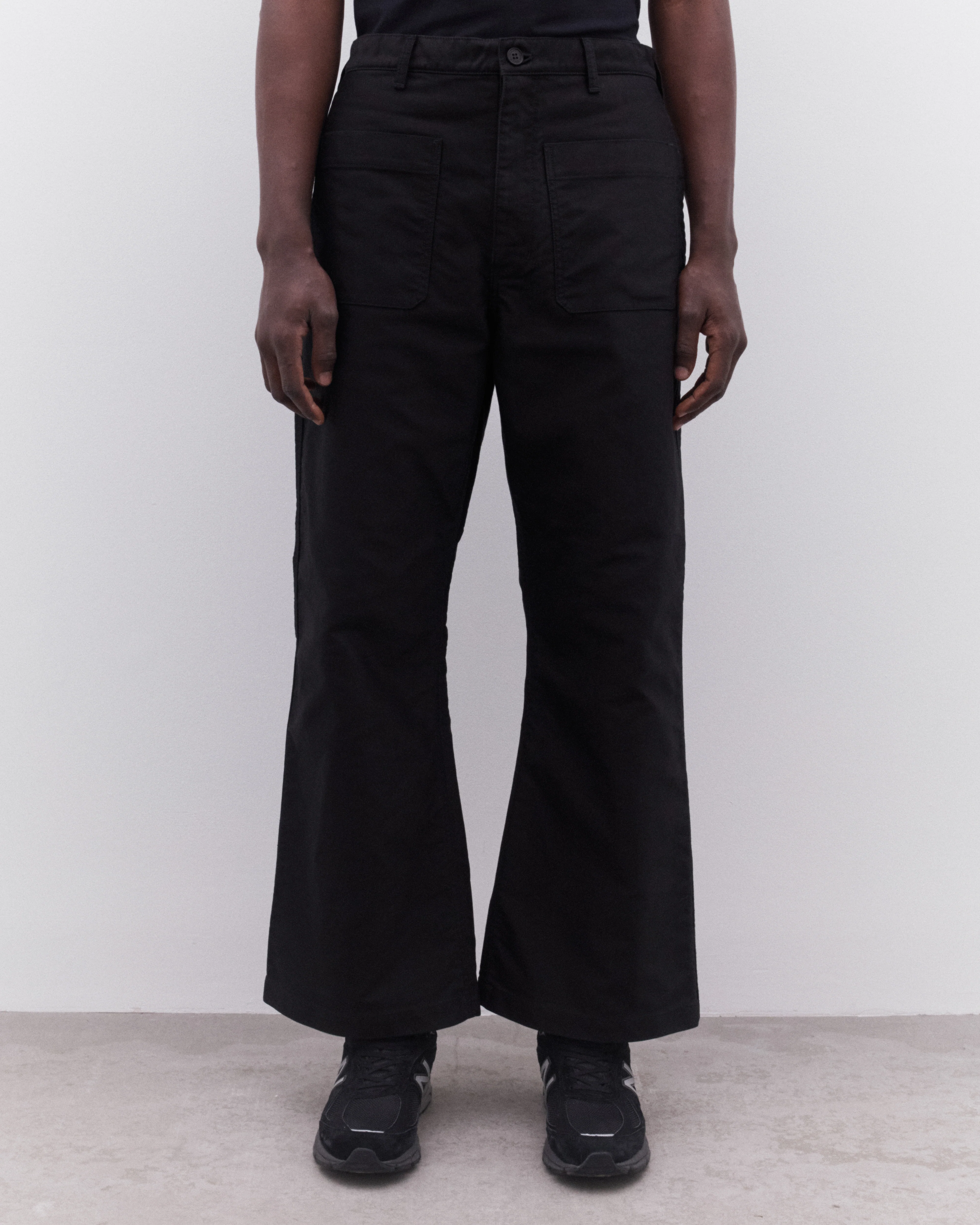 CDG Homme - Men's Patch Pocket Trousers - (Black) - Image 3