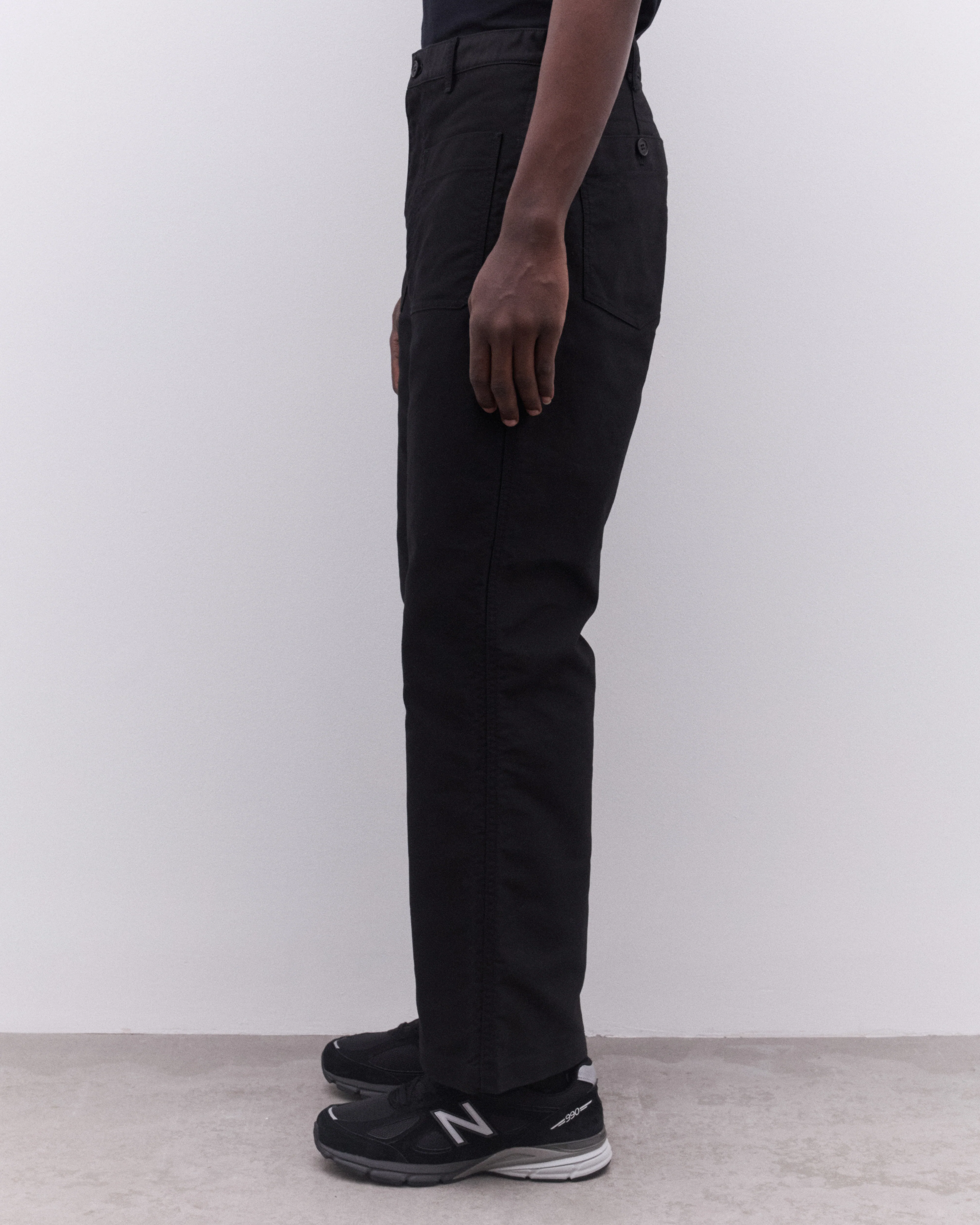 CDG Homme - Men's Patch Pocket Trousers - (Black) - Image 4
