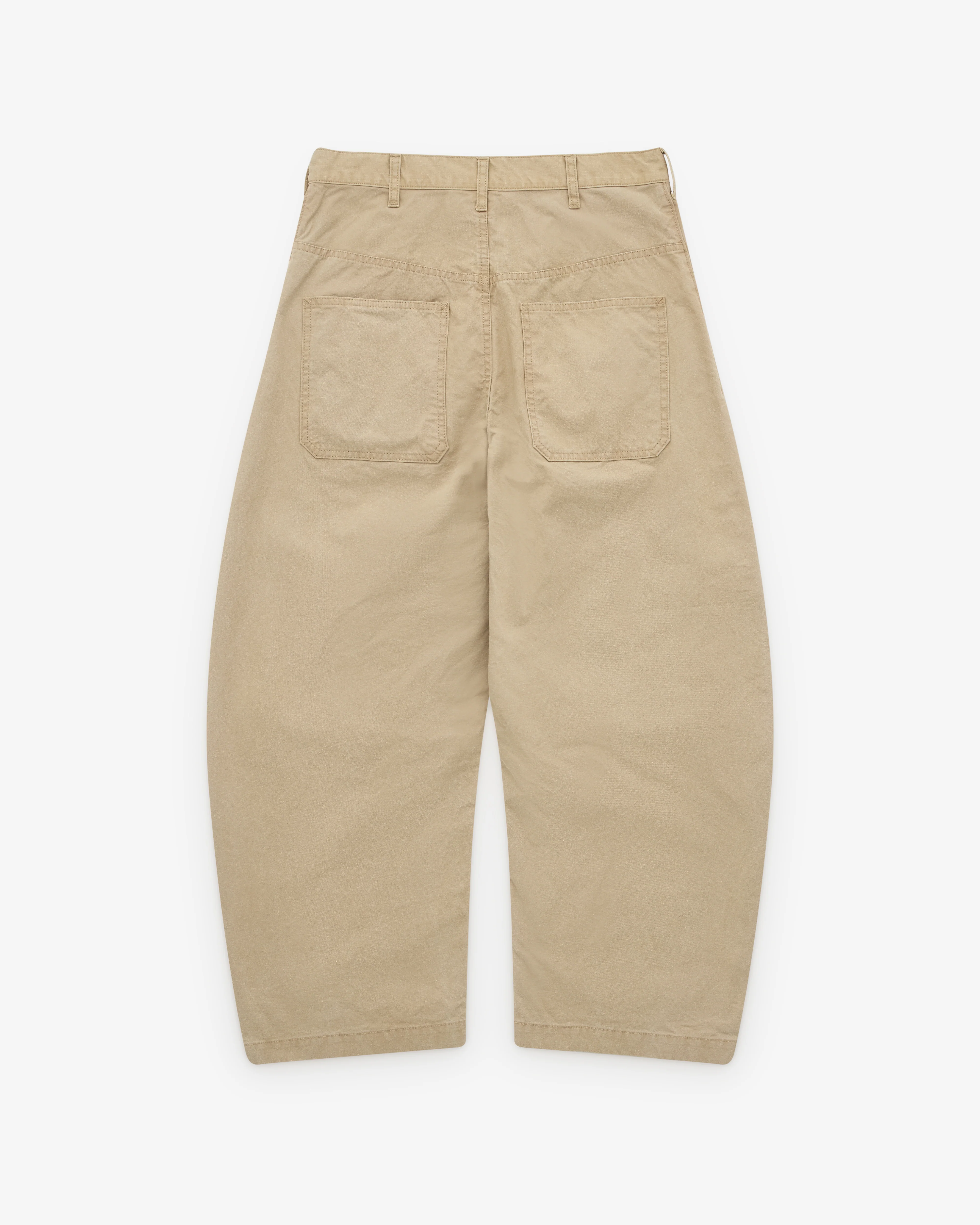 CDG Homme - Men’s Curved Hem Jeans - (Sand) - Image 2