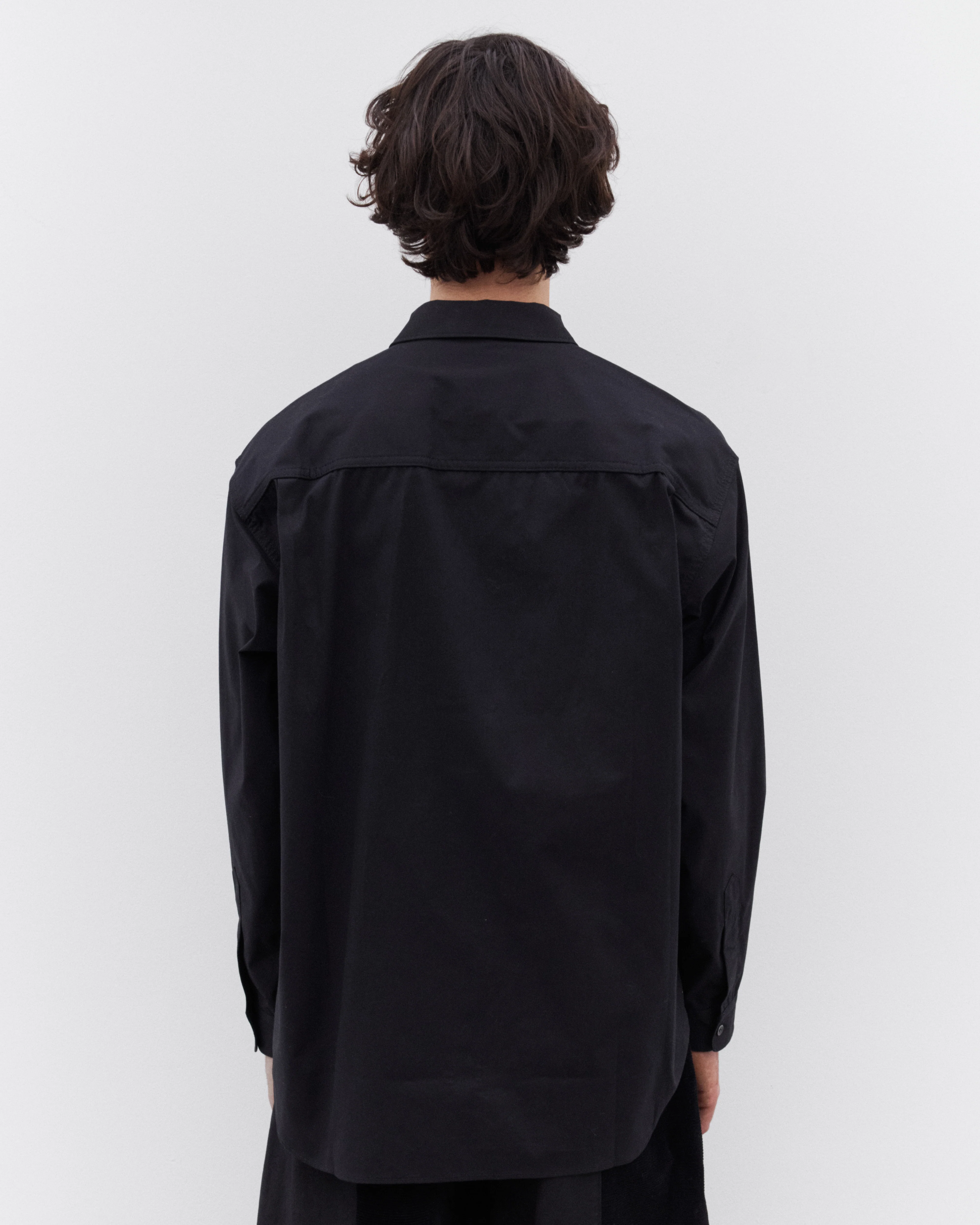 CDG Homme - Men’s Zip Shirt - (Black) - Image 4