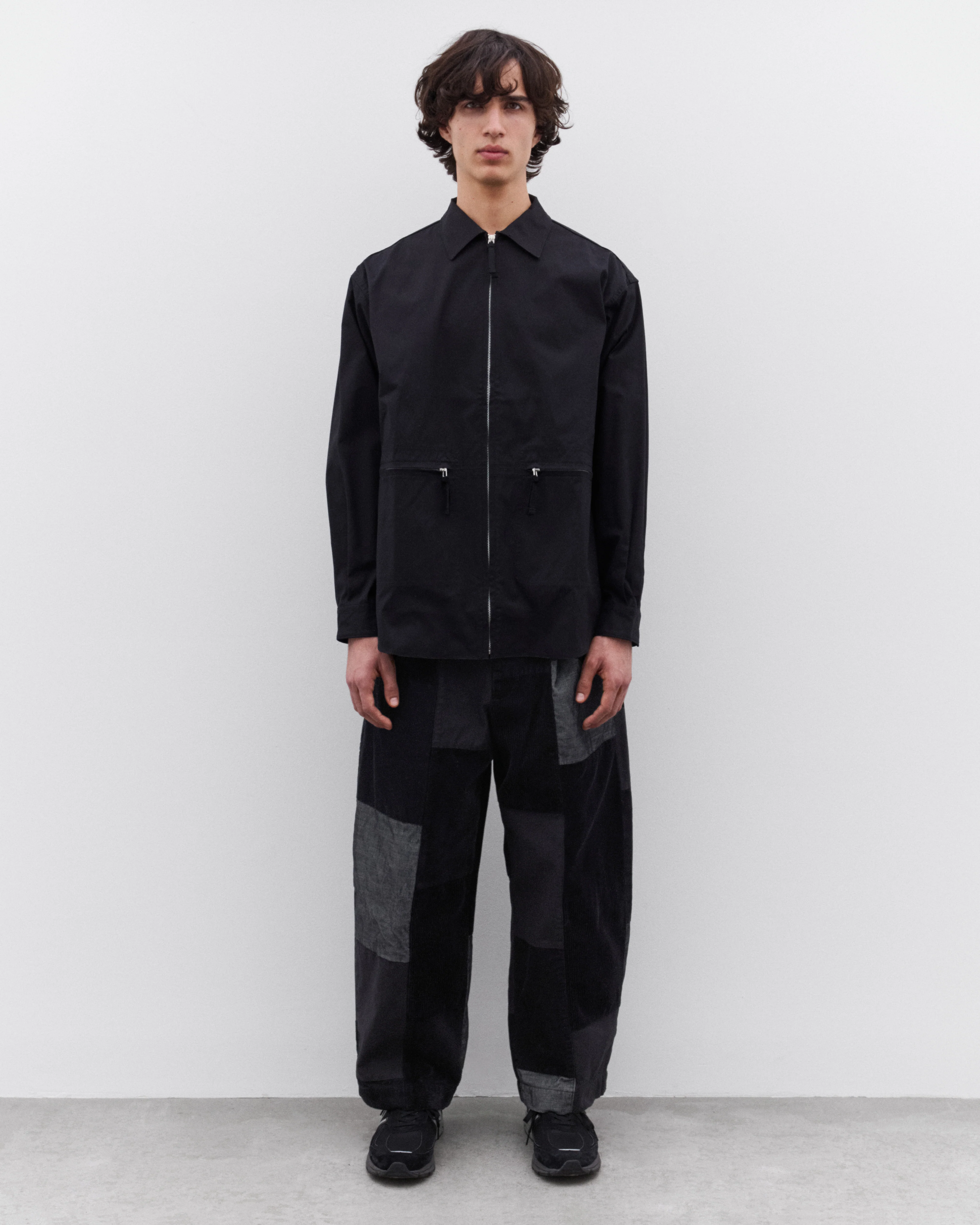 CDG Homme - Men’s Zip Shirt - (Black) - Image 5