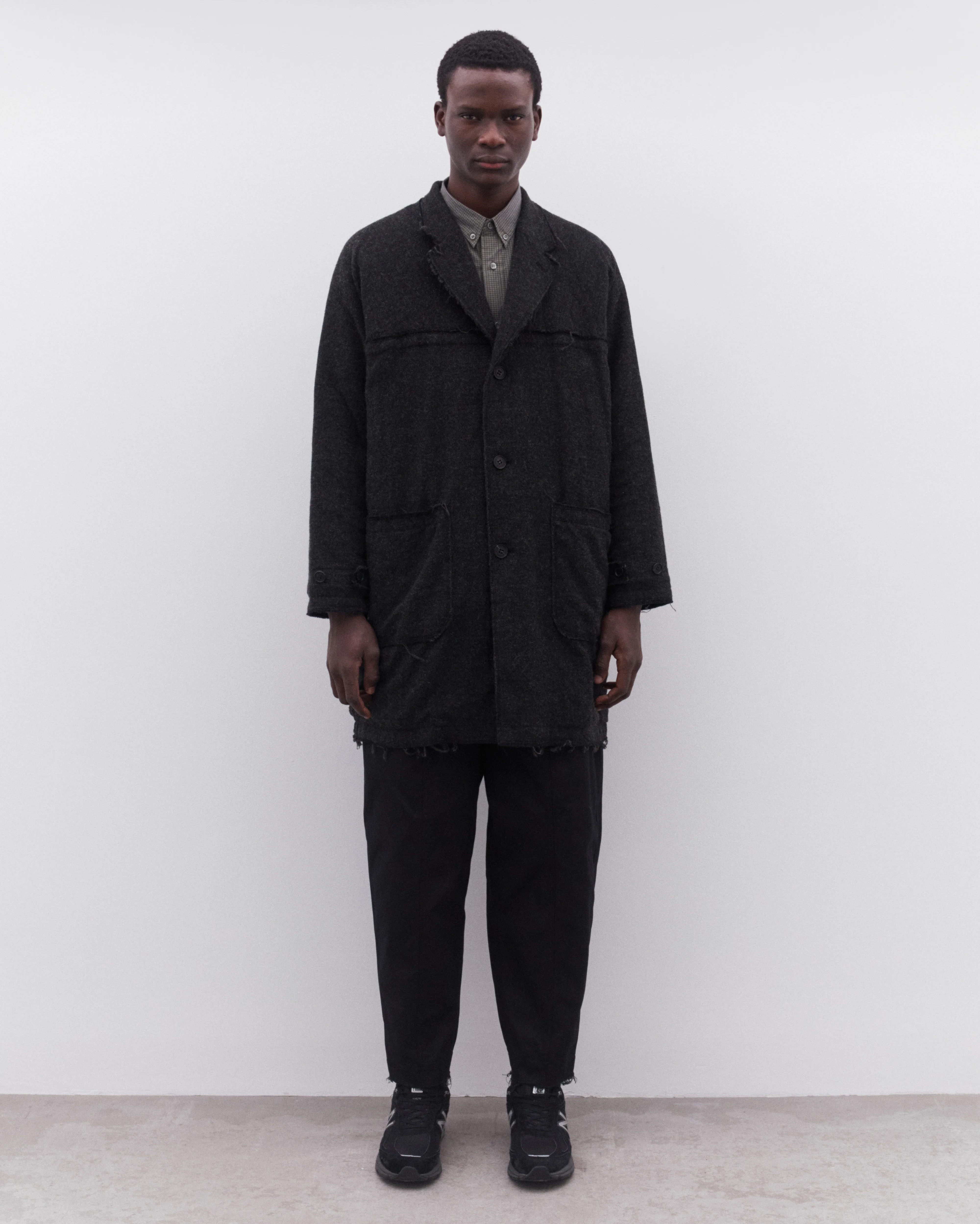 CDG Homme - Men’s Utility Pocket Shirt - (Black) - Image 6