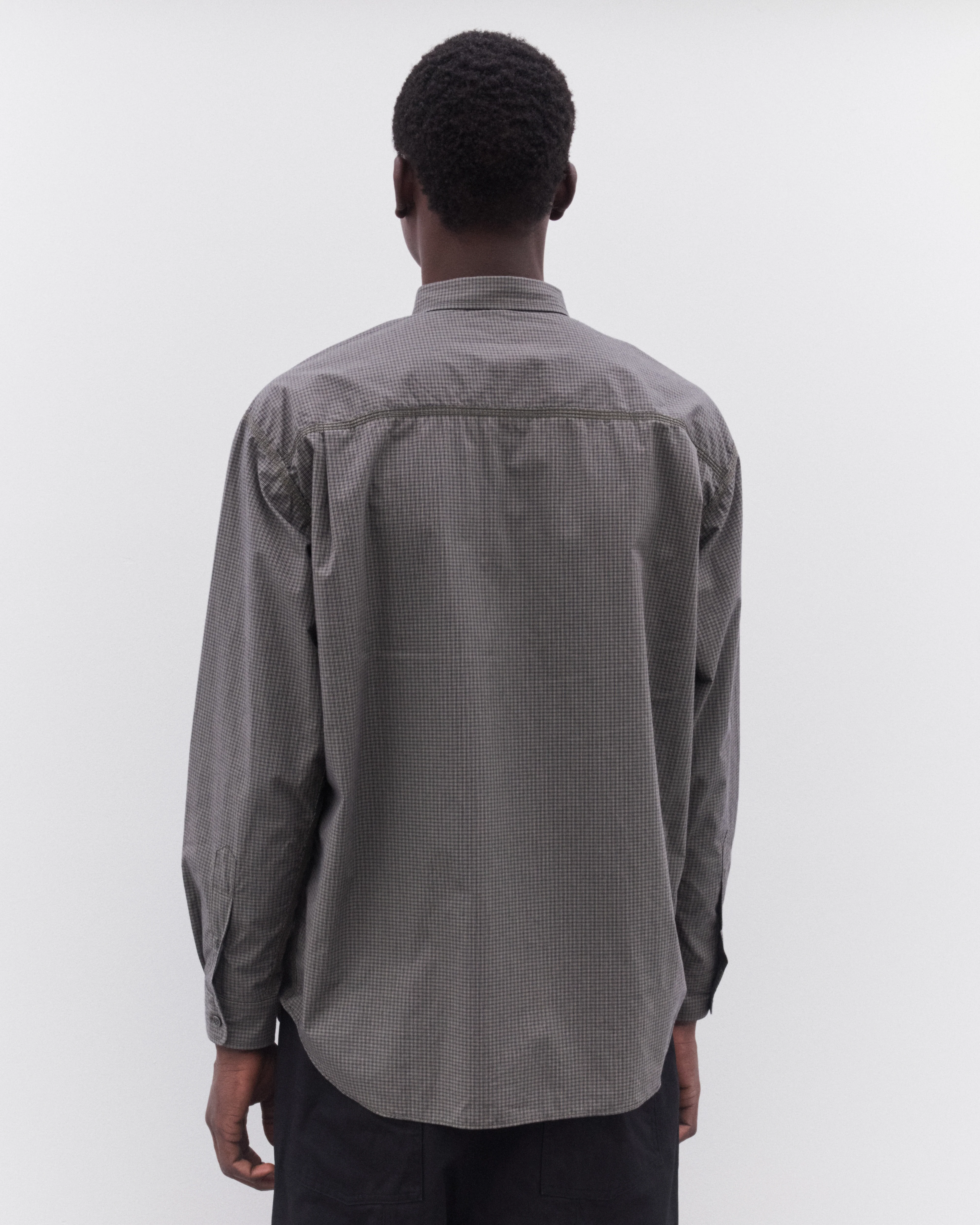 CDG Homme - Men’s Check Shirt - (Khaki) - Image 5