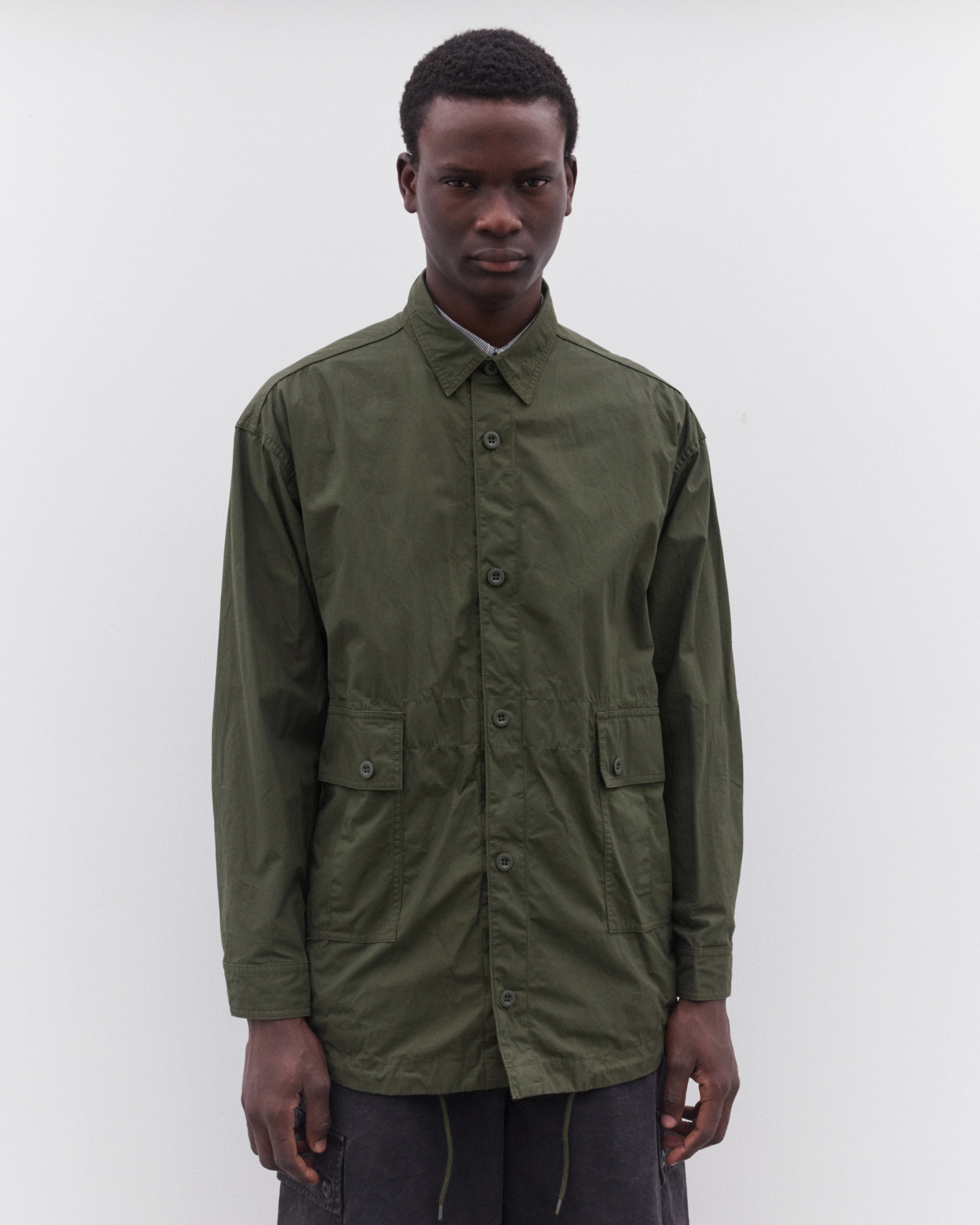 CDG Homme - Men’s Utility Pocket Shirt - (Khaki) - Image 3