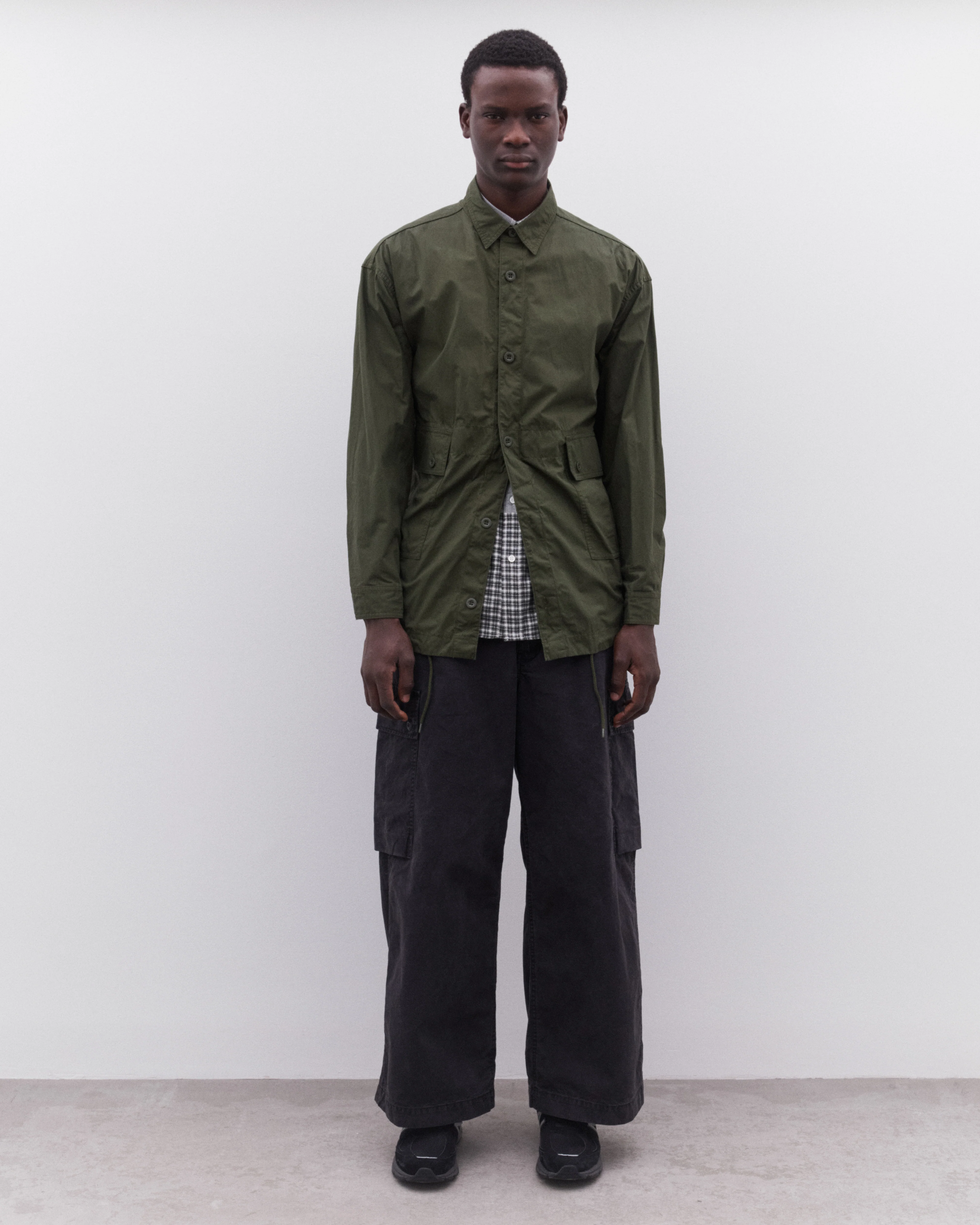 CDG Homme - Men’s Utility Pocket Shirt - (Khaki) - Image 6