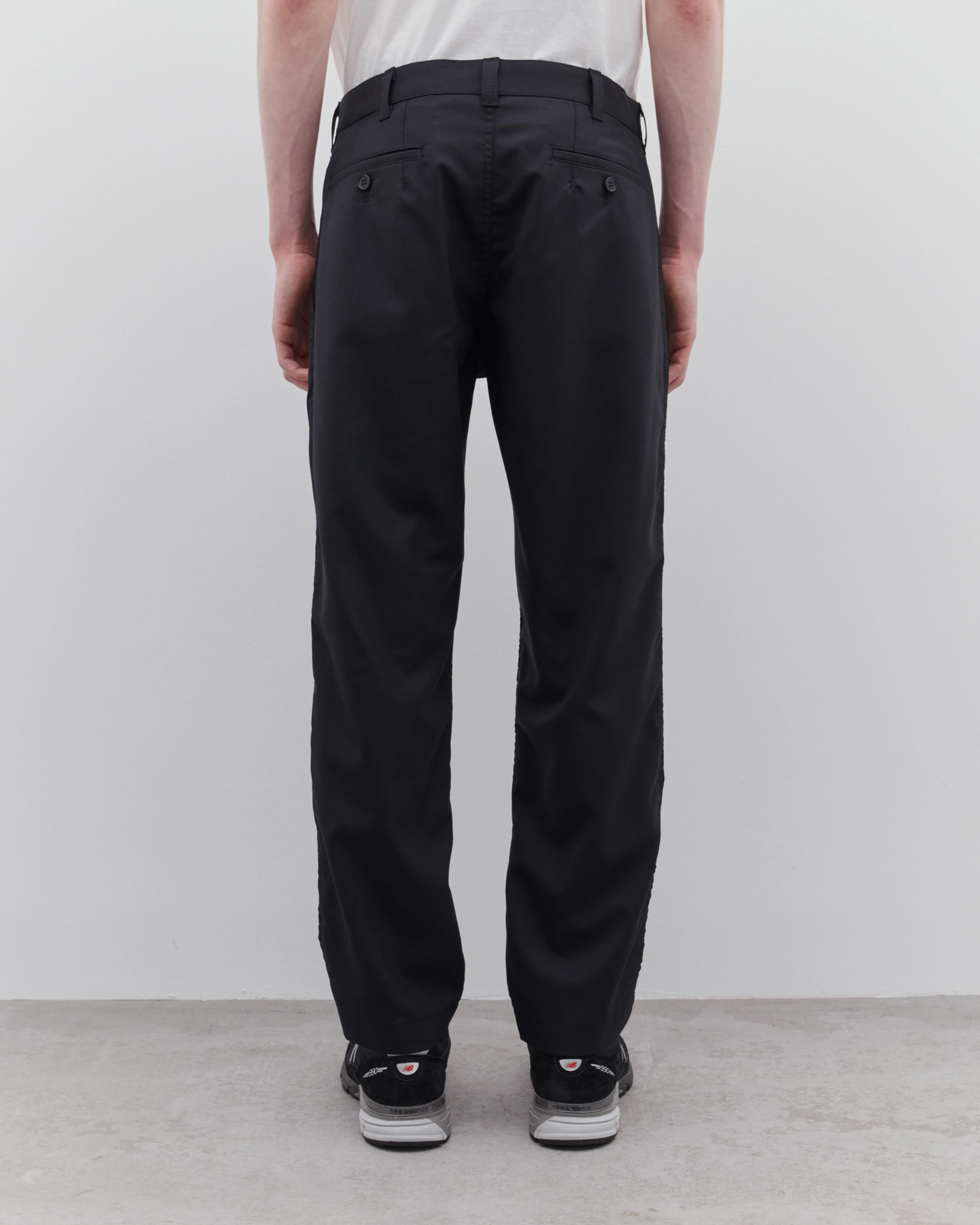 CDG Homme - Men’s Tropical Wool Pants - (Black) - Image 4