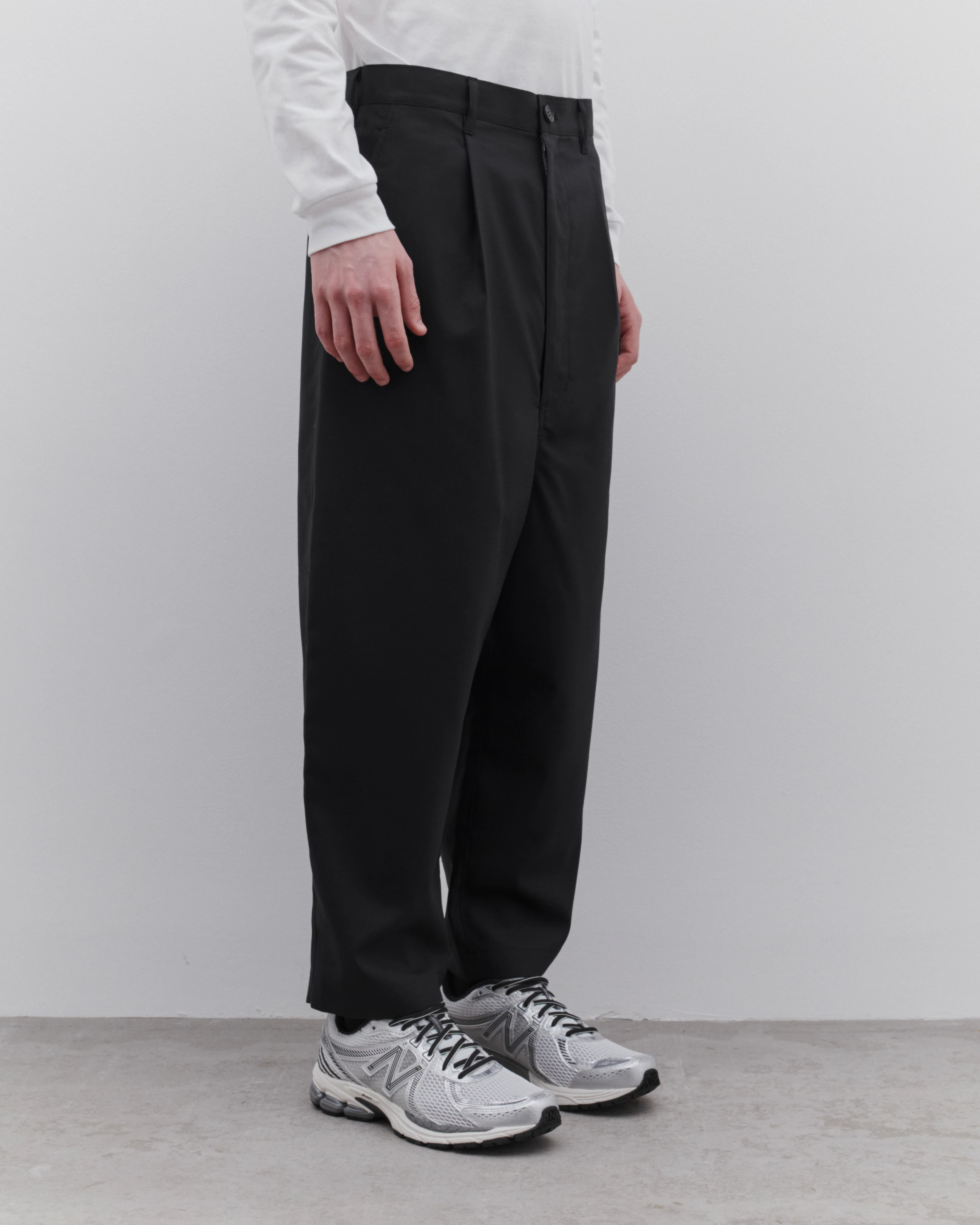 CDG Homme - Men’s Tropical Wool Pants - (Black) - Image 3