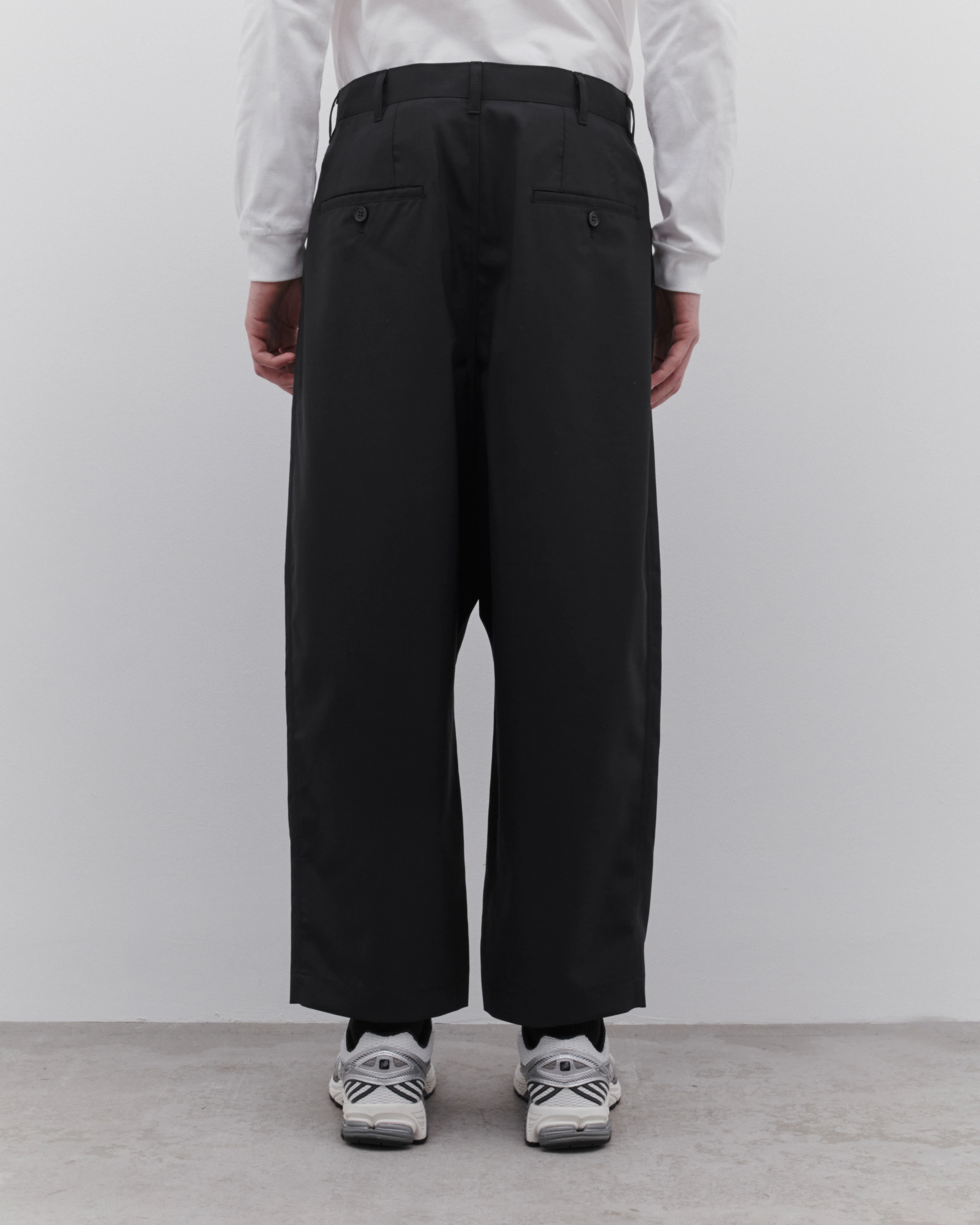 CDG Homme - Men’s Tropical Wool Pants - (Black) - Image 4