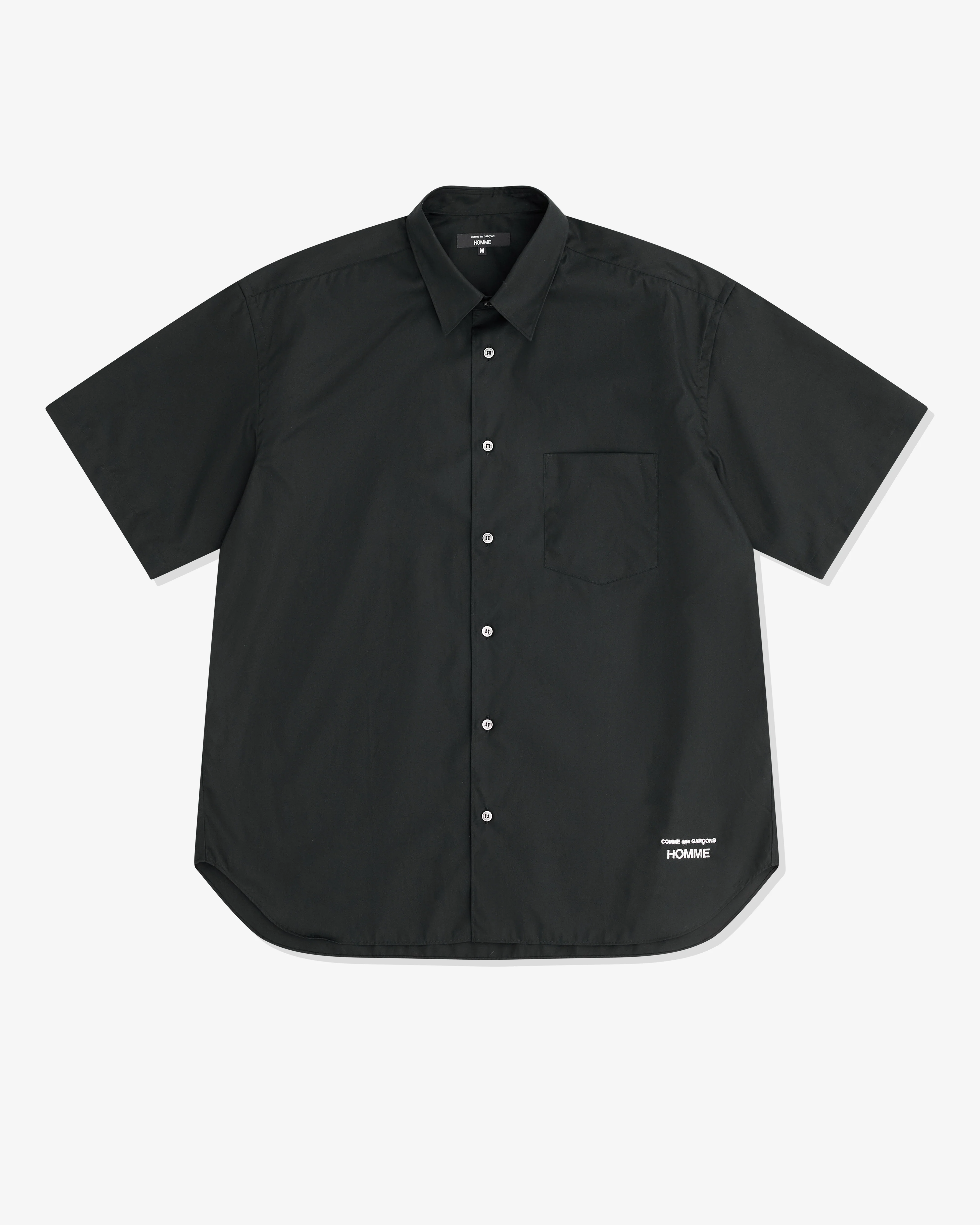 CDG Homme - Men’s Short Sleeve Shirt - (Black)