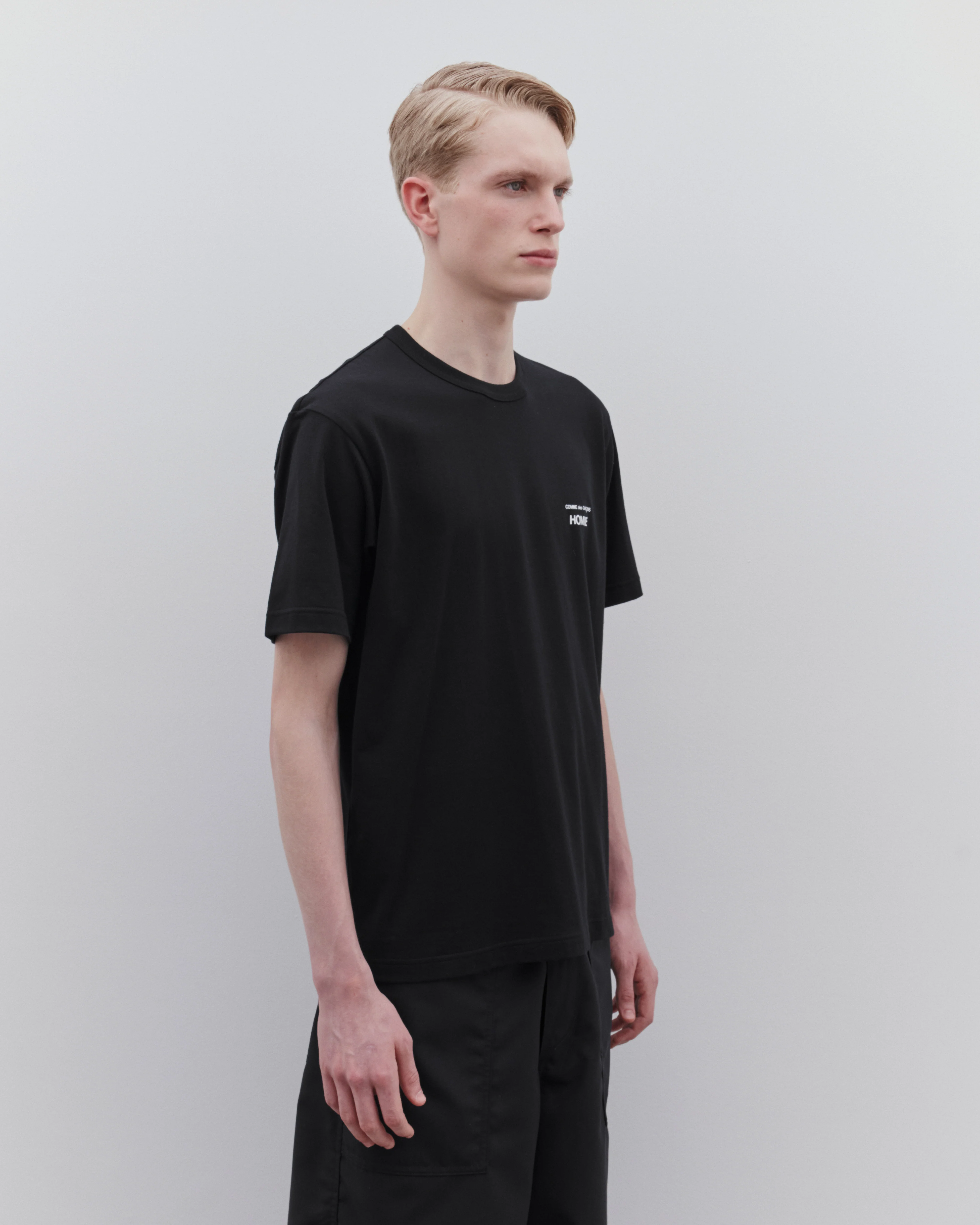 CDG Homme - Men’s Printed T-Shirt - (Black) - Image 3