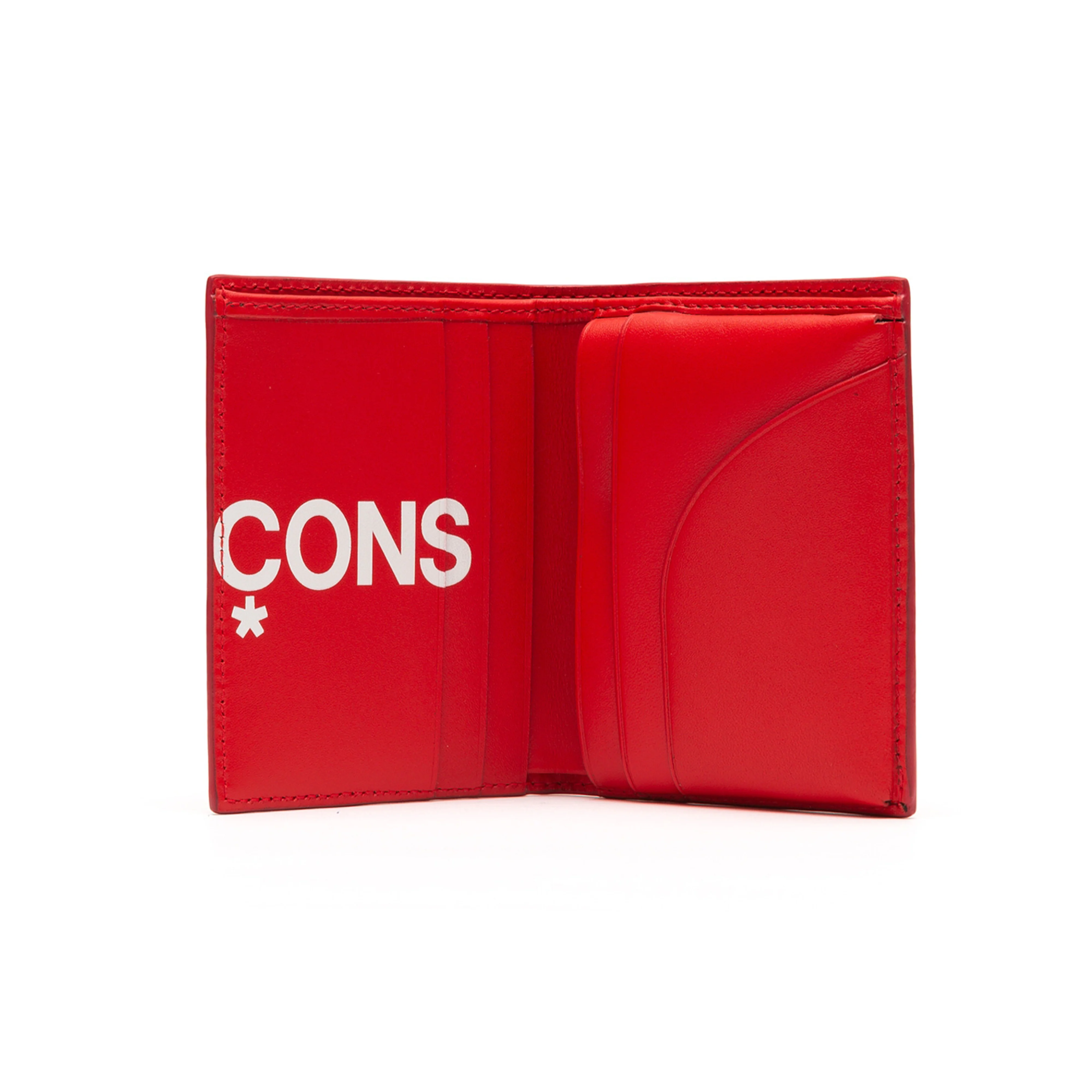 CDG Wallet - Huge Logo Bifold Wallet - (Red SA0641HL) - Image 3