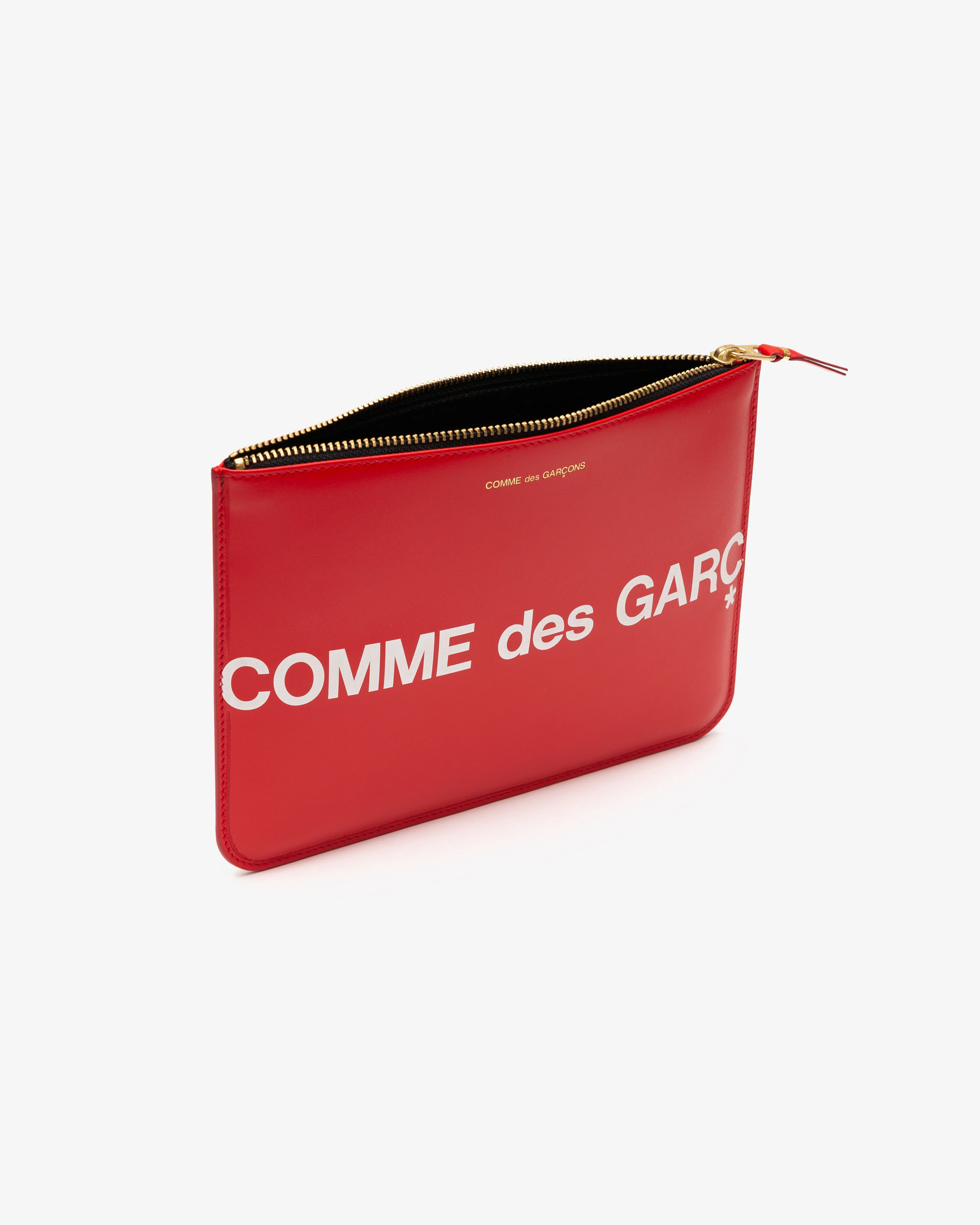 CDG Wallet - Huge Logo Zip Pouch - (Red SA5100HL) - Image 2