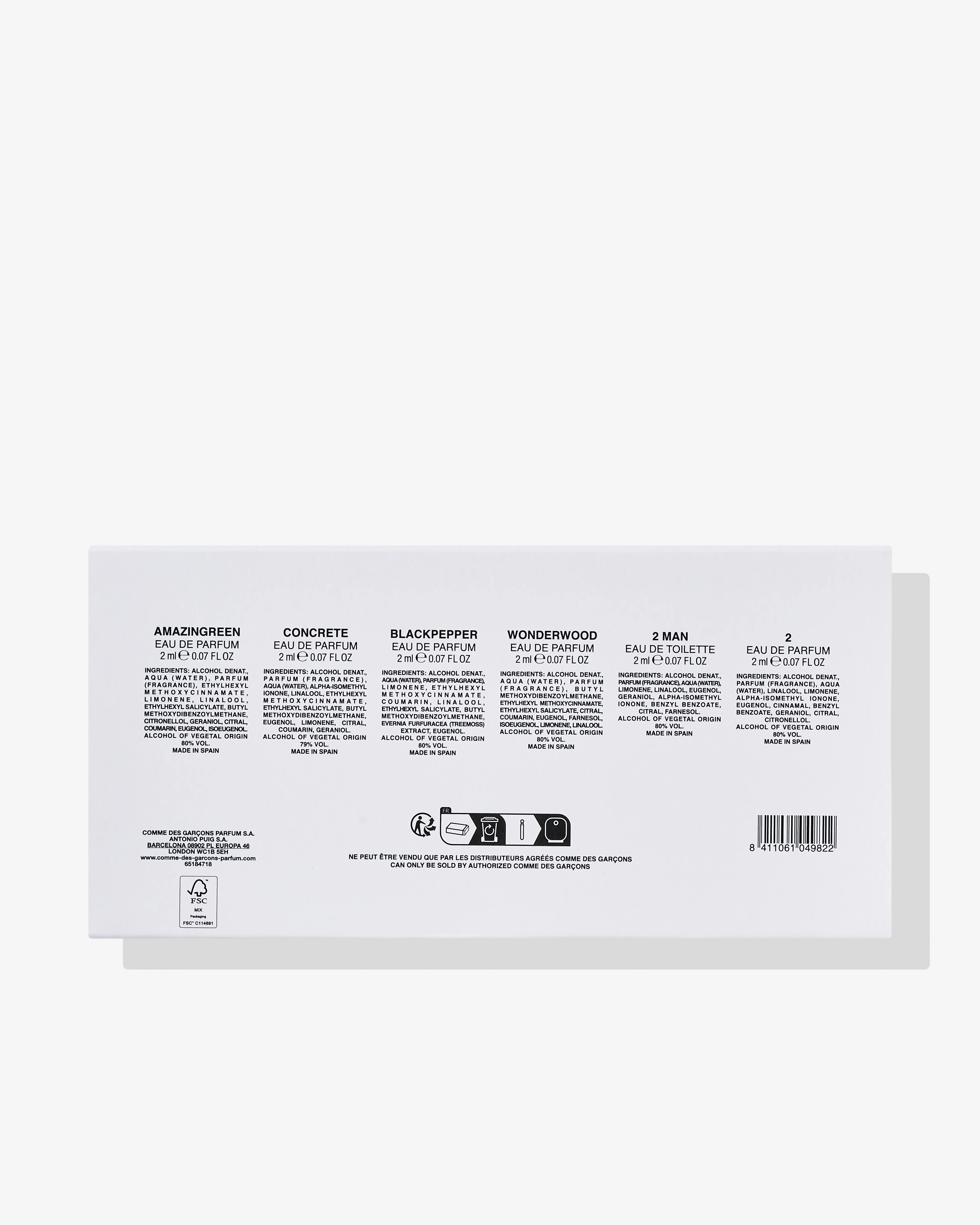 CDG Parfums - Discovery Set - (6x2ml) - Image 3