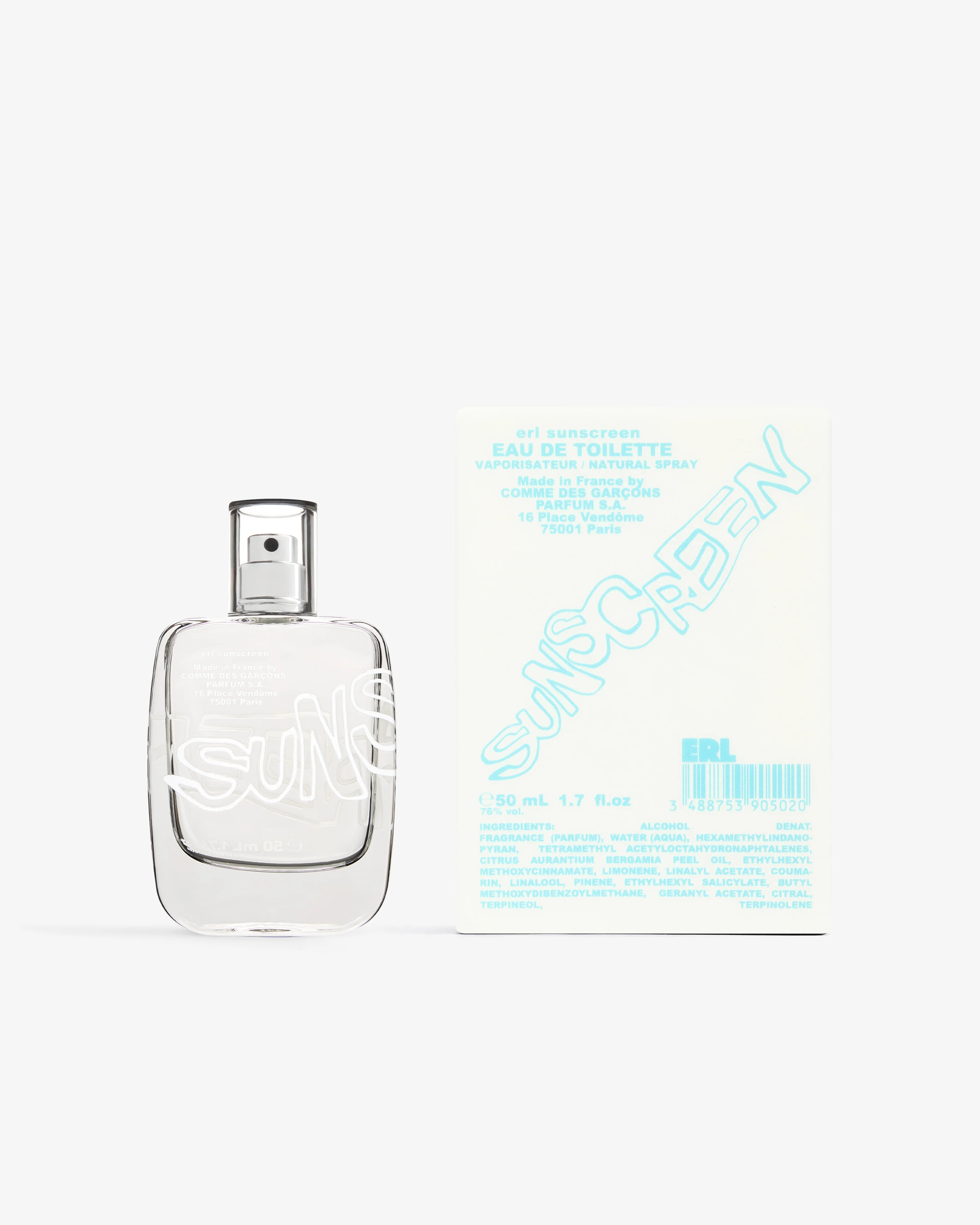 CDG Parfum - ERL SUNSCREEN Eau De Toilette - (50ml) - Image 2