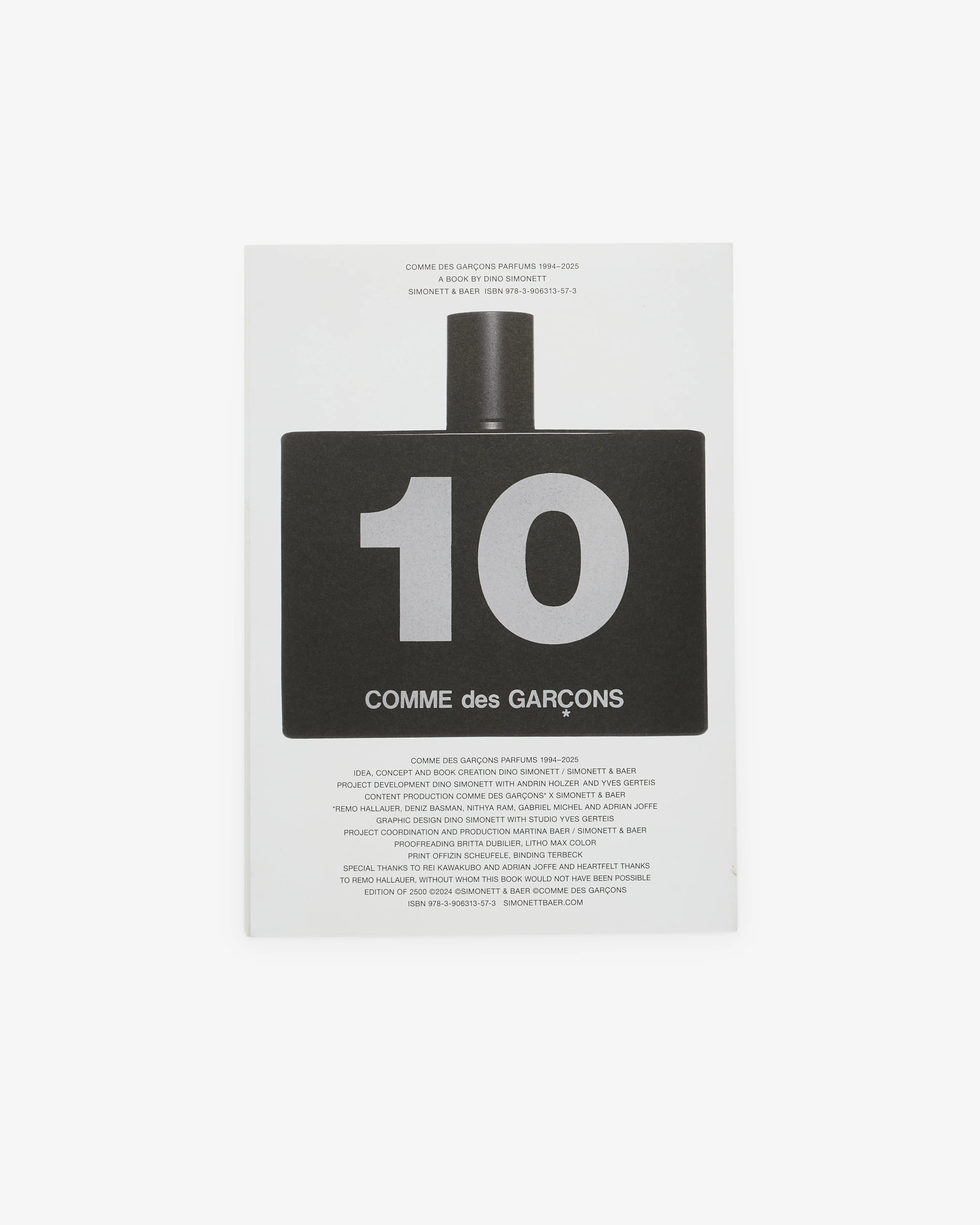 CDG Parfum - 1994-2025 A Book By Dino Simonett - Image 21
