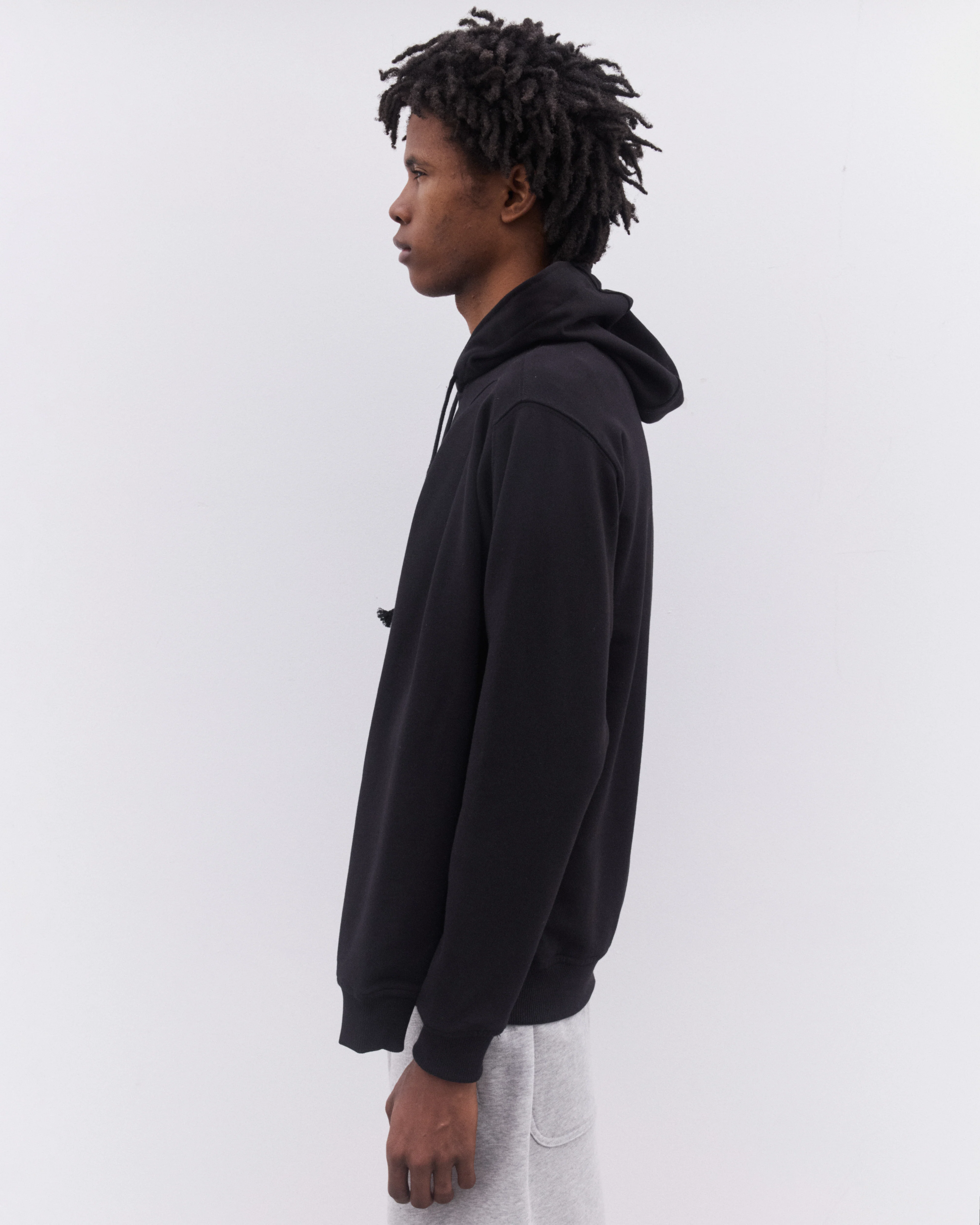 CDG Shirt - Men’s Quad Sleeve Hooded Sweatshirt - (Black) - Image 3