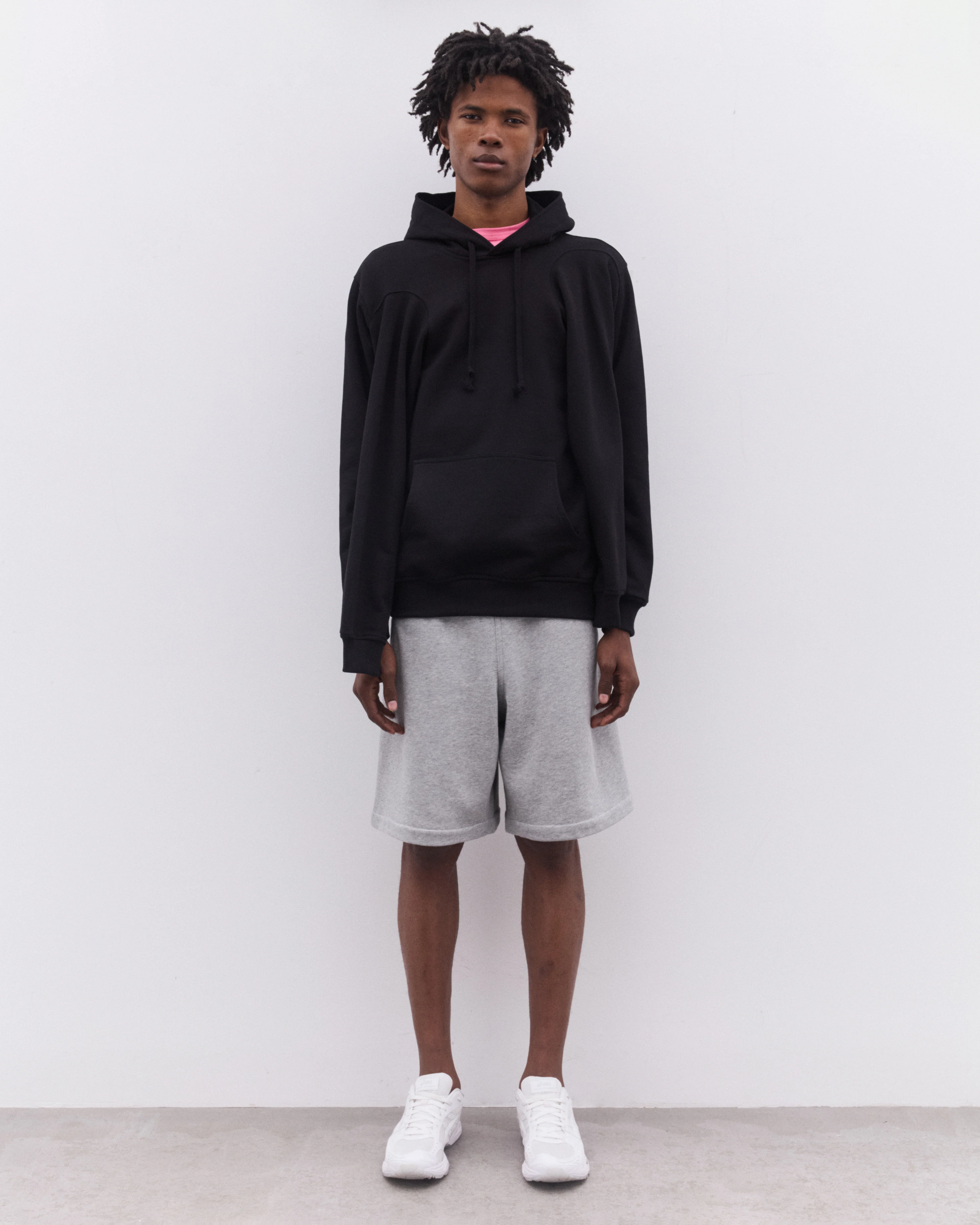 CDG Shirt - Men’s Quad Sleeve Hooded Sweatshirt - (Black) - Image 5