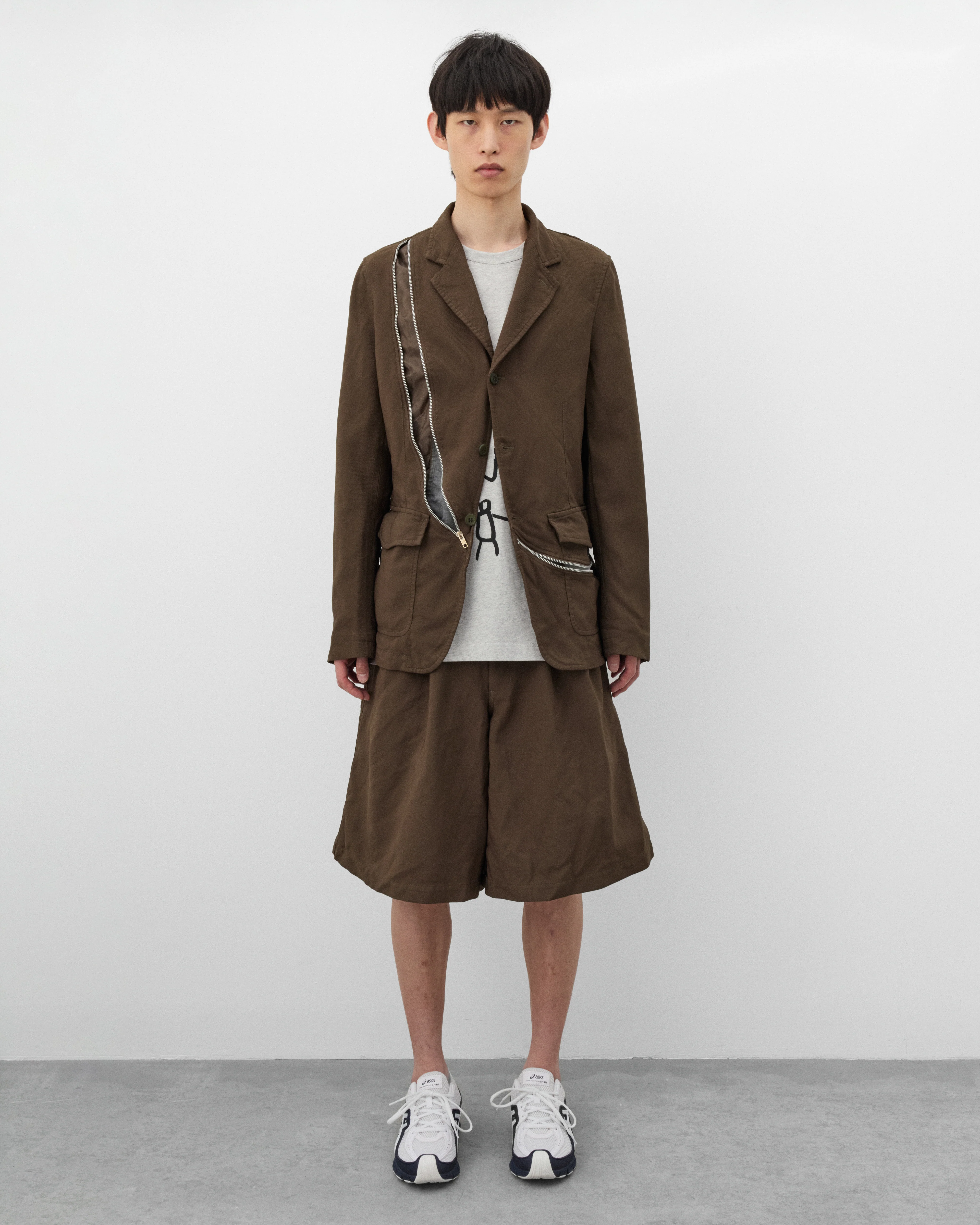 CDG Shirt - Men's Zip Blazer - (Olive) - Image 6