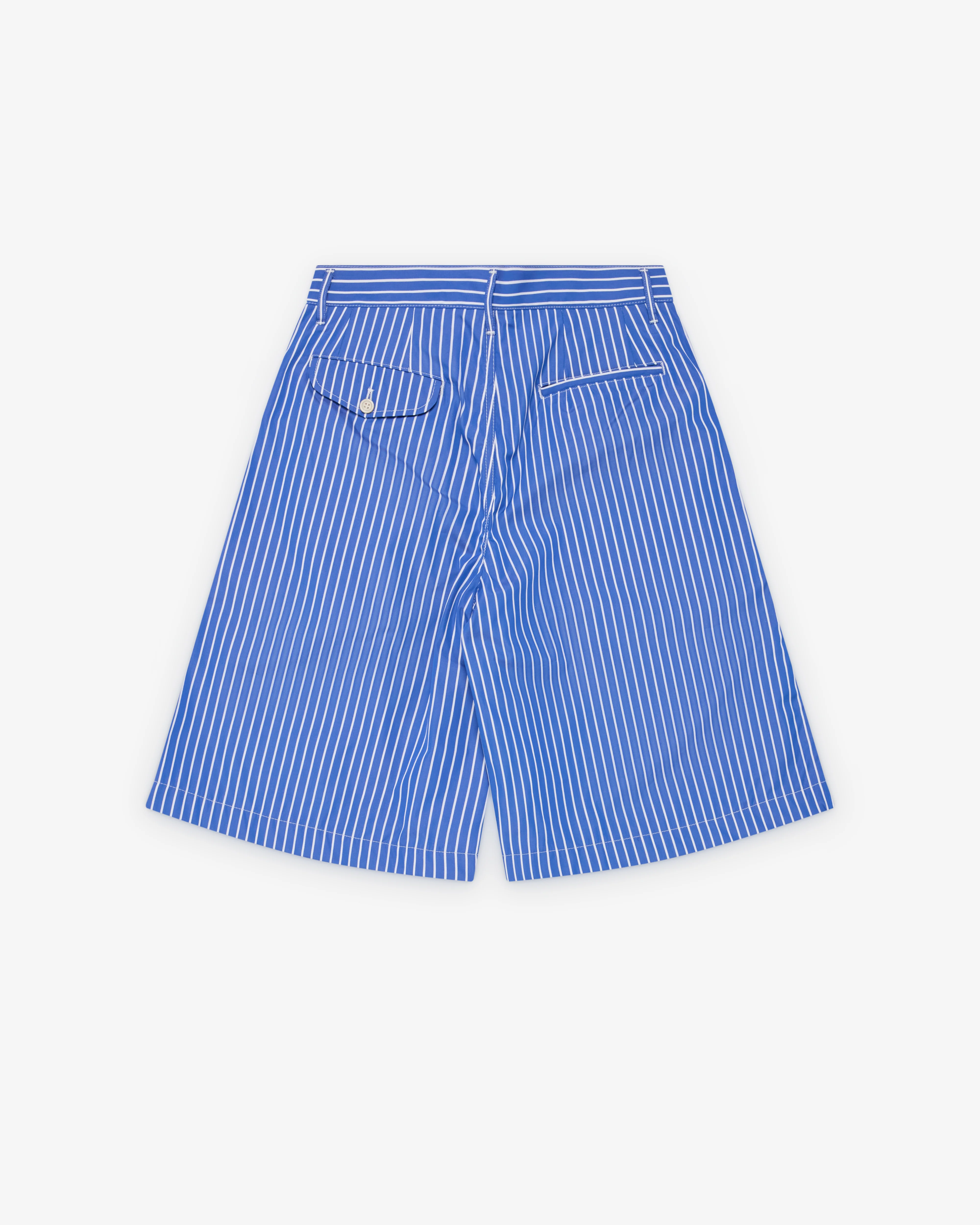 CDG Shirt - Men's Striped Shorts - (Blue/White) - Image 2