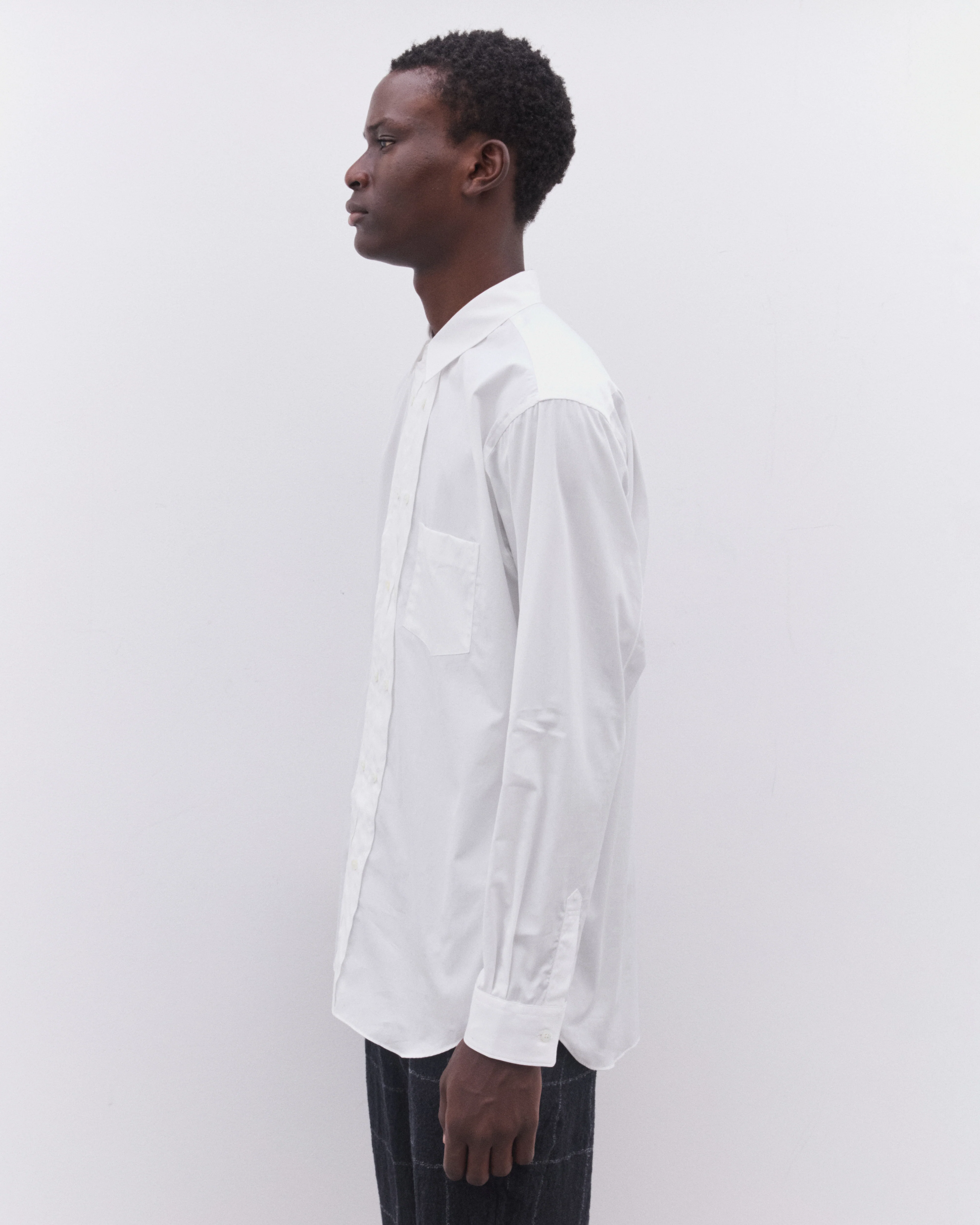 CDG Shirt - Men’s Double Breasted Shirt - (White) - Image 3