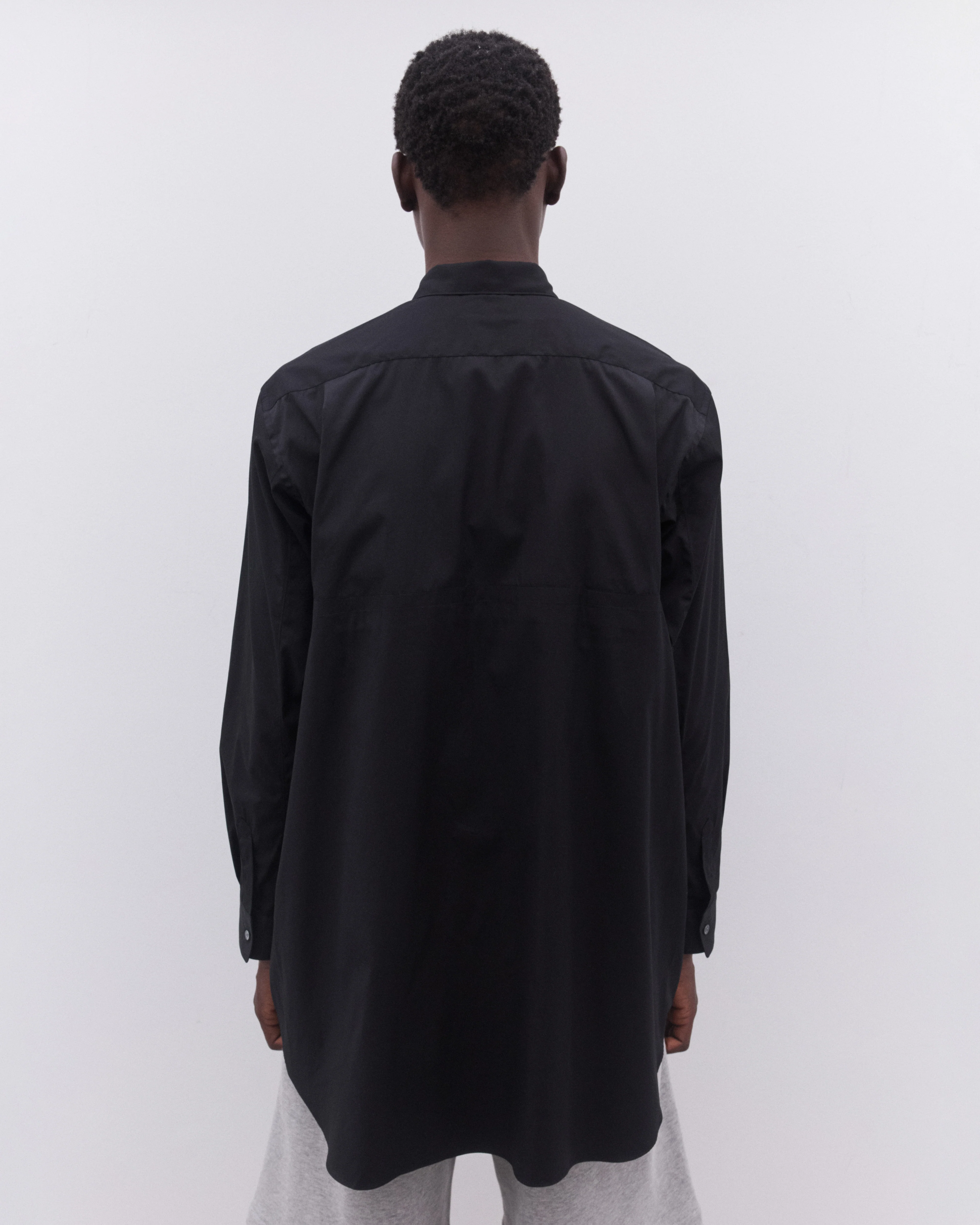 CDG Shirt - Men’s Overlay Panel Shirt - (Black) - Image 4