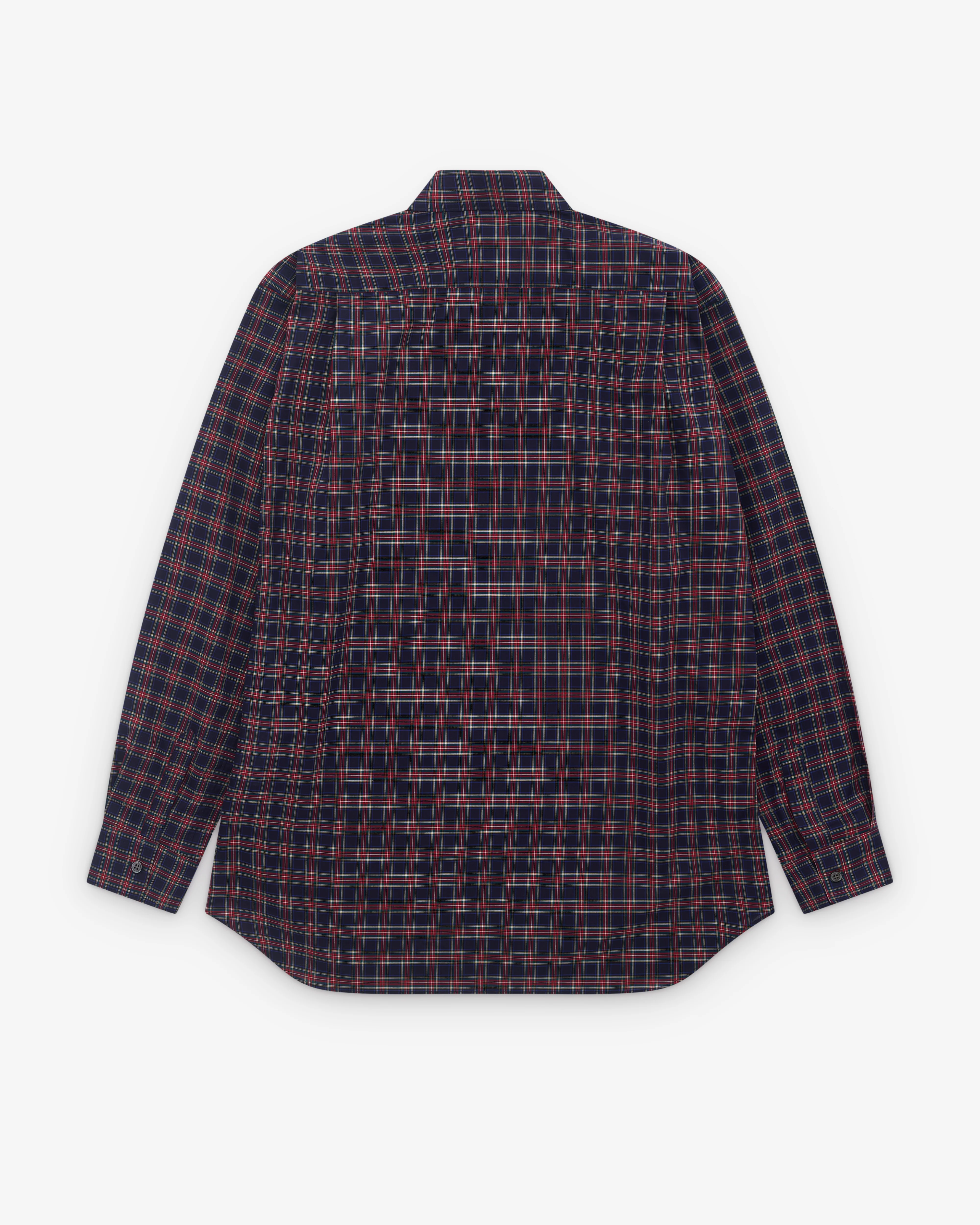 CDG Shirt - Men’s Check Shirt - (Red/Navy) - Image 2