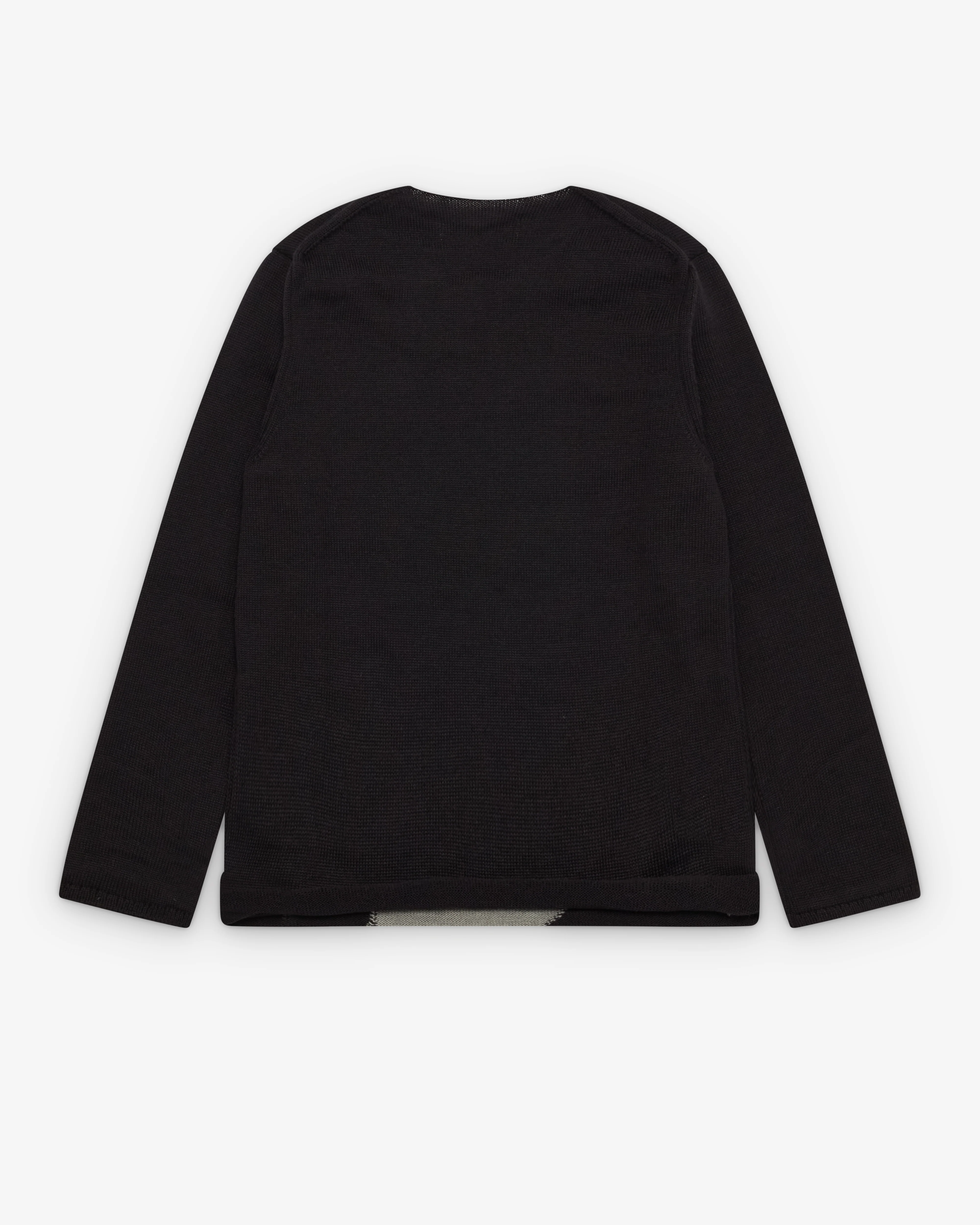 CDG Shirt - Men's Intarsia Pattern Knit - (Black) - Image 2