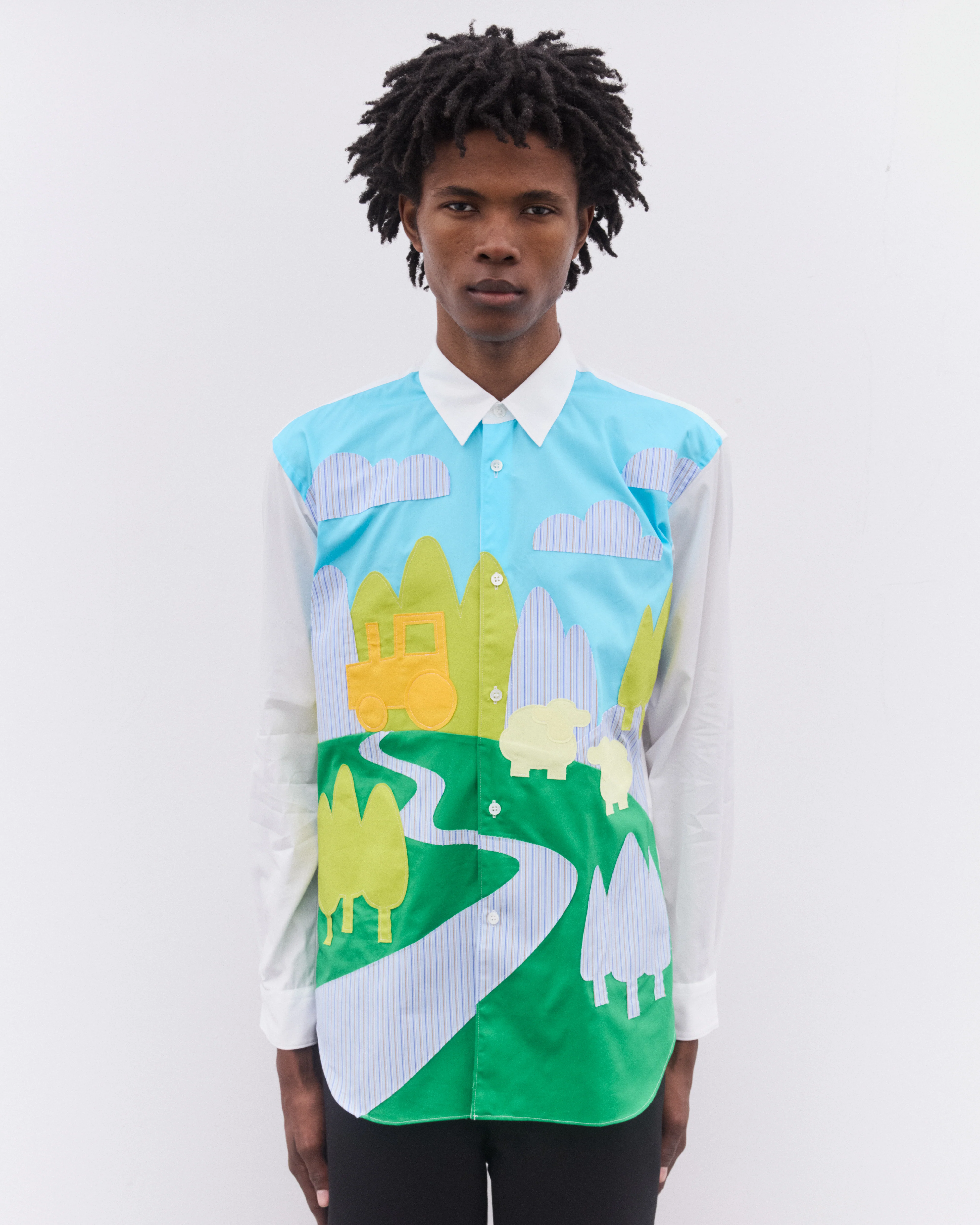 CDG Shirt - Men’s Farmyard Shirt - (Multi) - Image 2