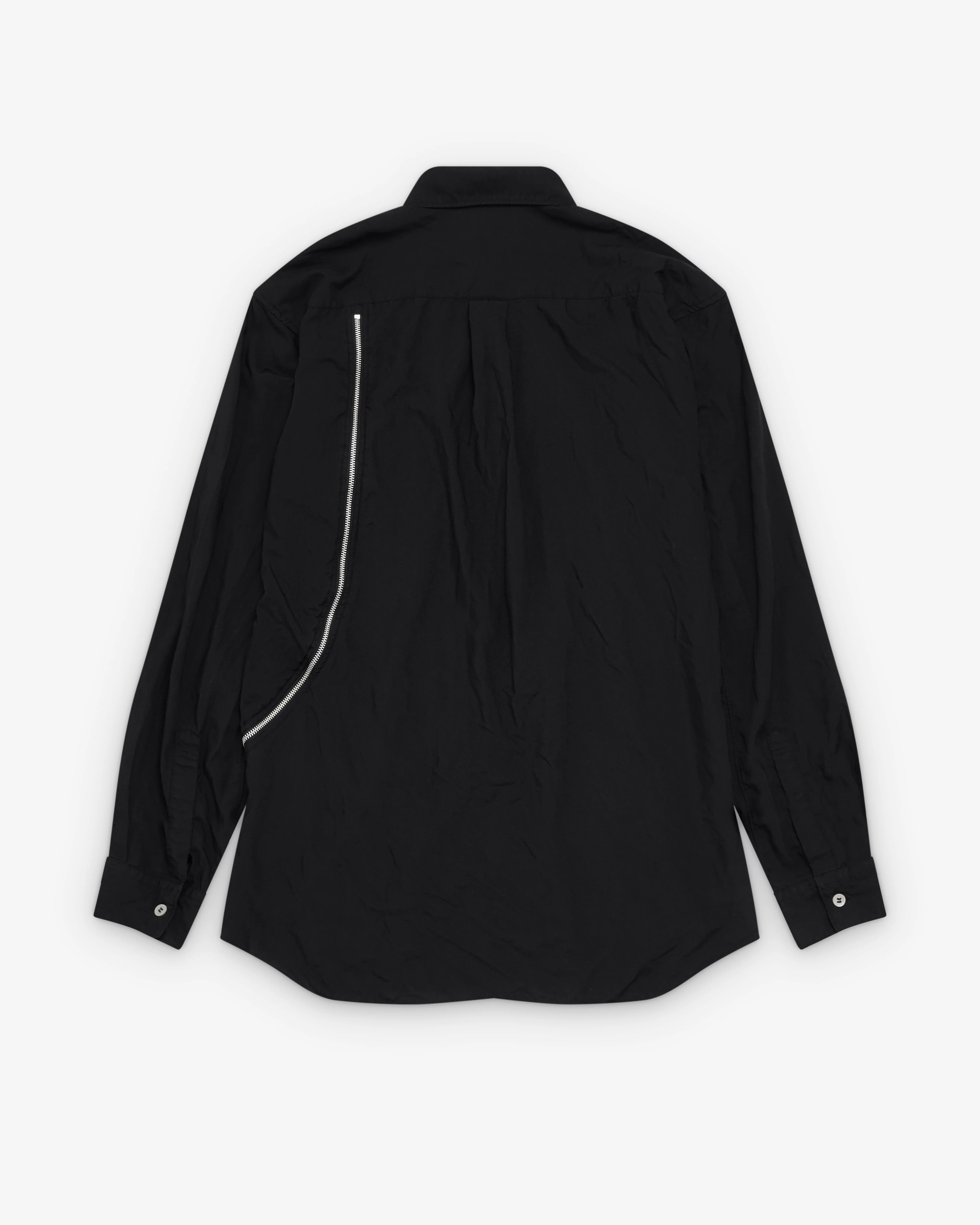 CDG Shirt - Men's Zip Shirt - (Black) - Image 2