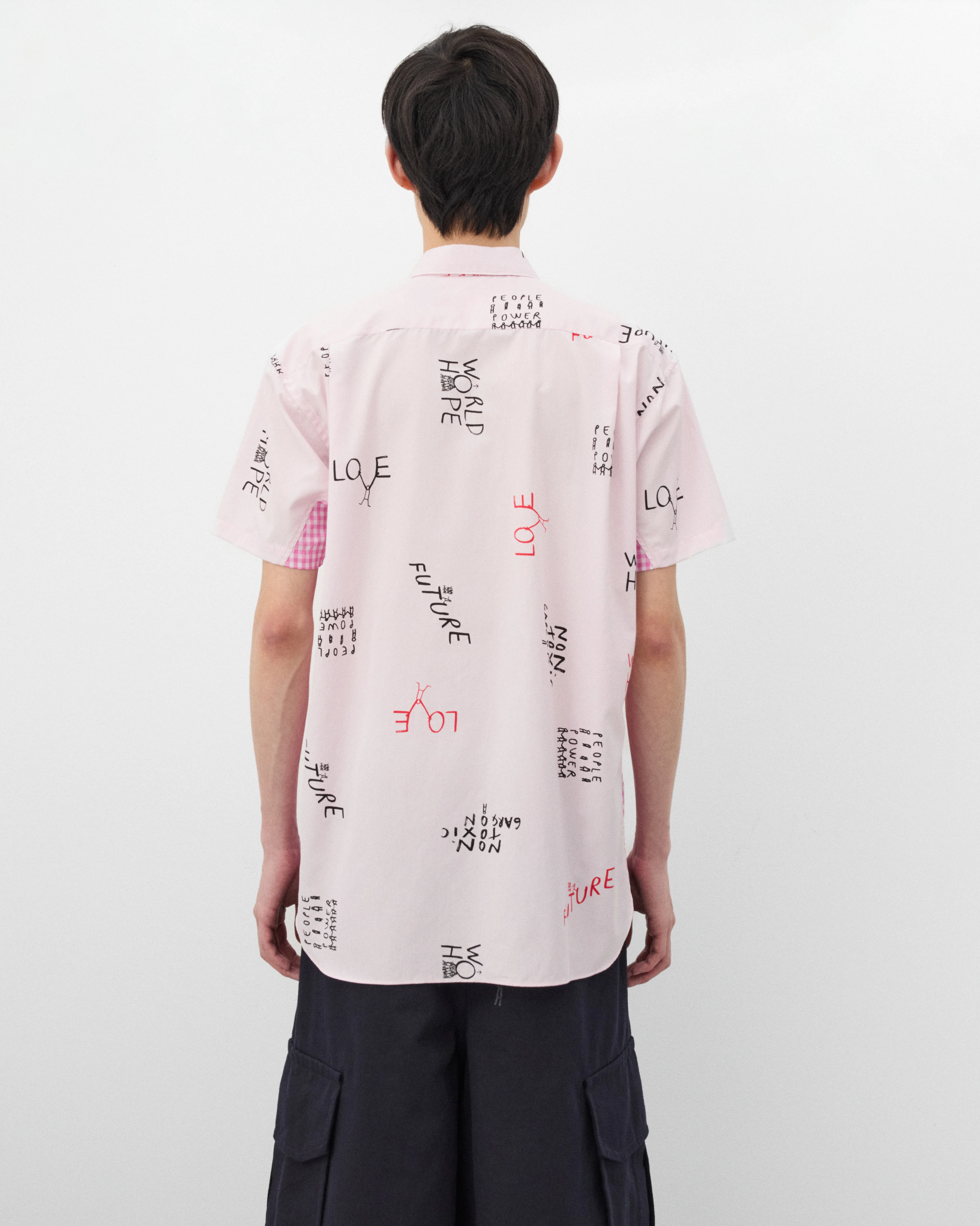 CDG Shirt - Men's Short Sleeved Shirt - (Pink) - Image 5