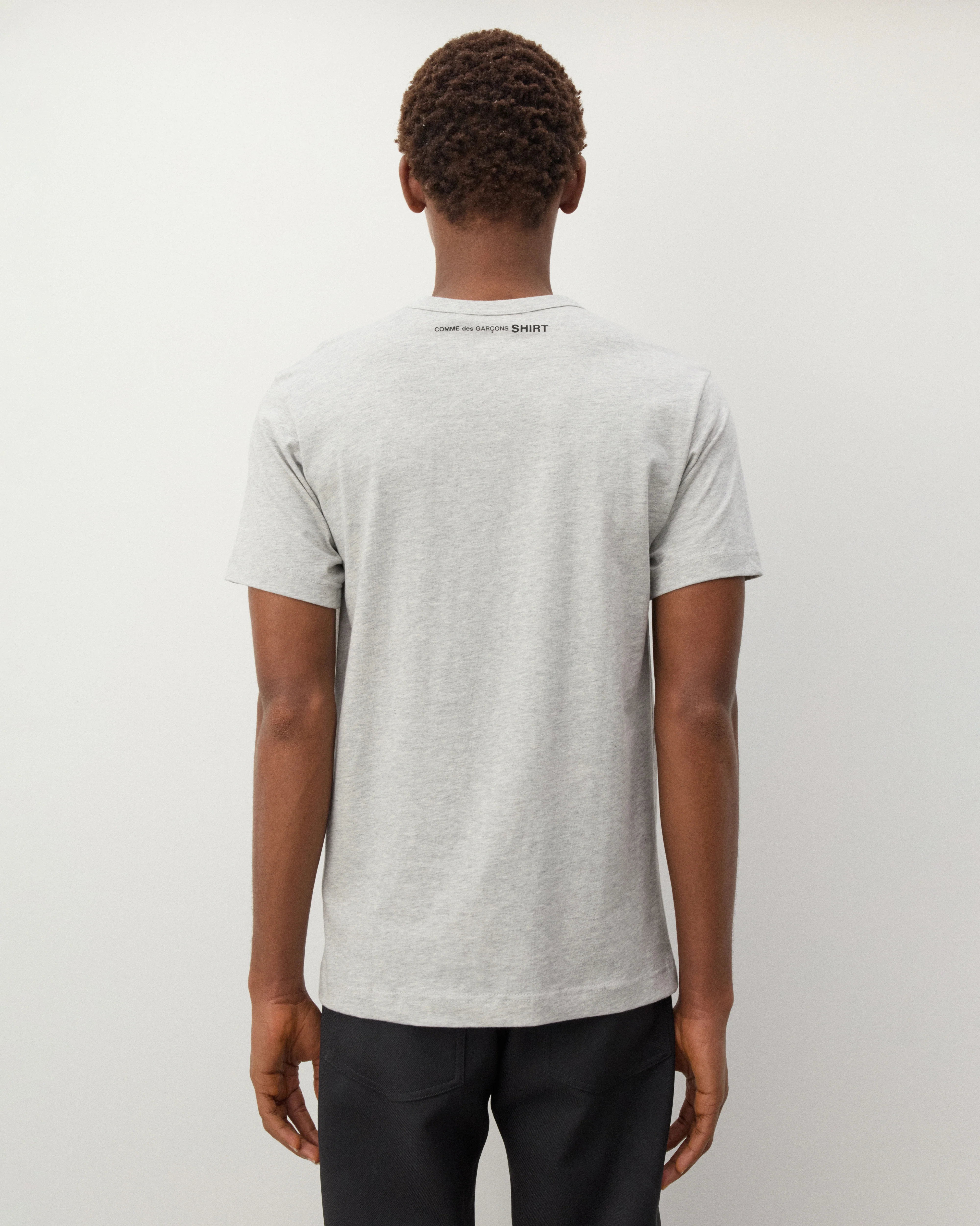 CDG Shirt - Men's Humanity T-Shirt - (Grey) - Image 5