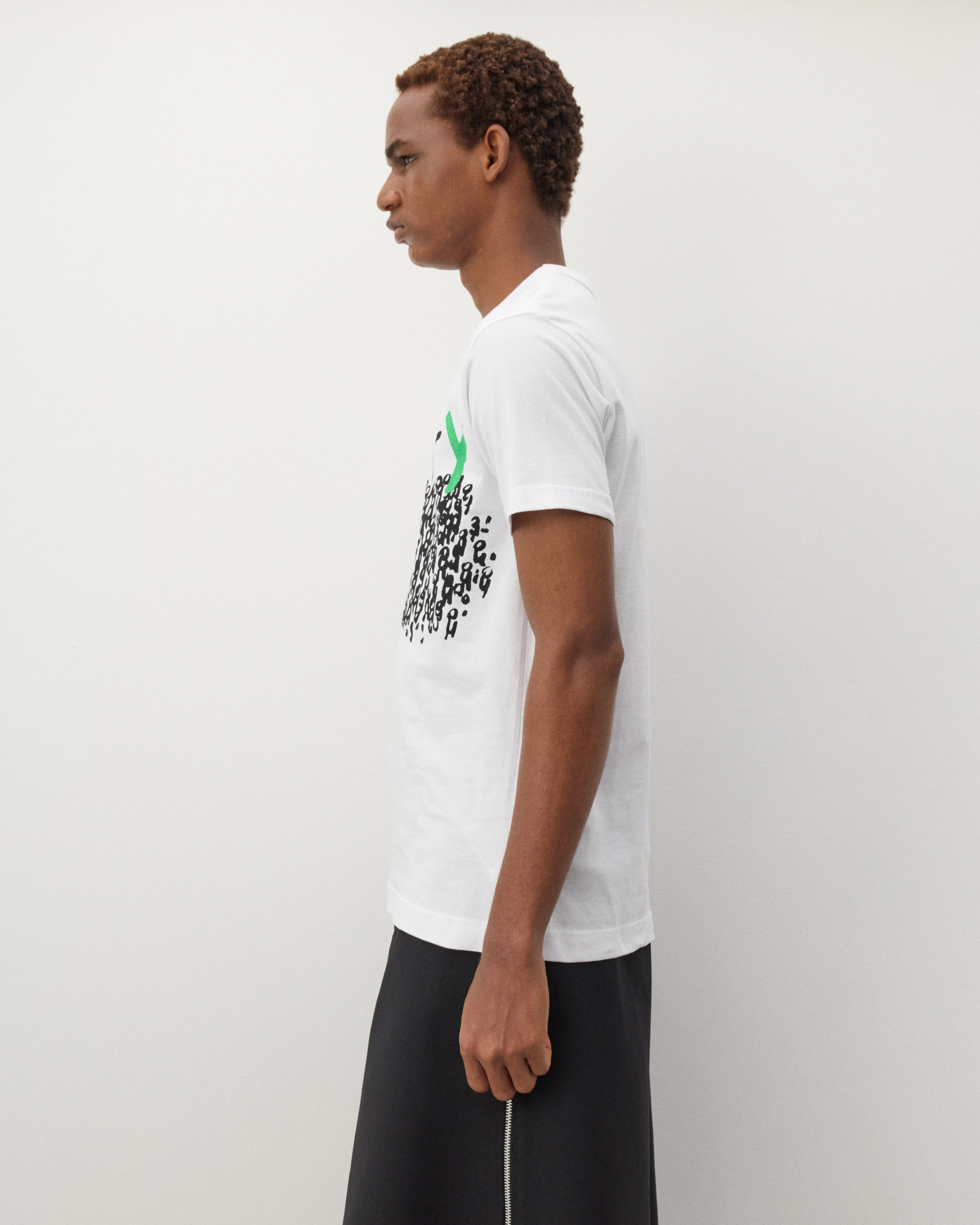 CDG Shirt - Men's Humanity T-Shirt - (White) - Image 4