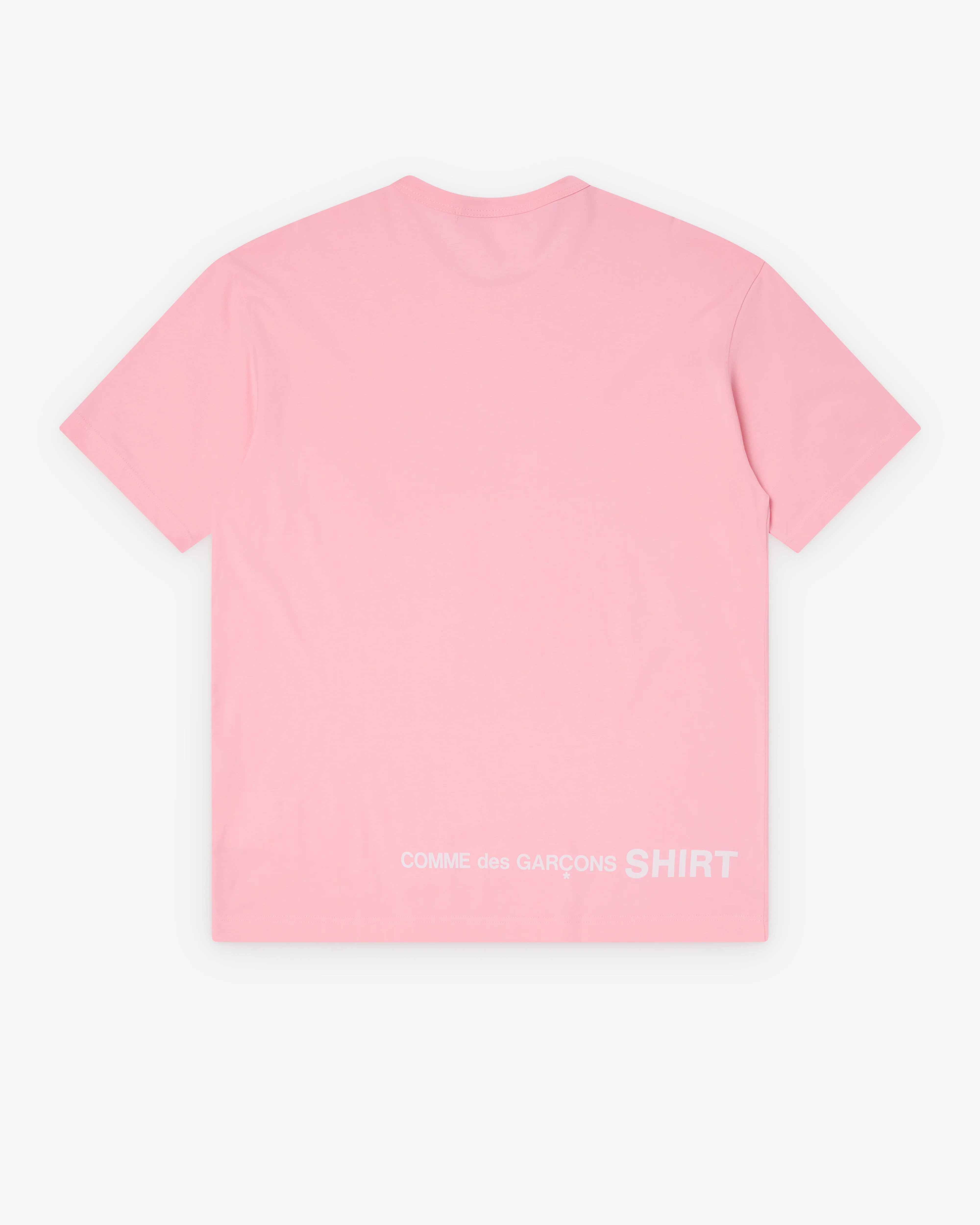 CDG Shirt - Men's Back Logo T-Shirt - (Pink) - Image 2