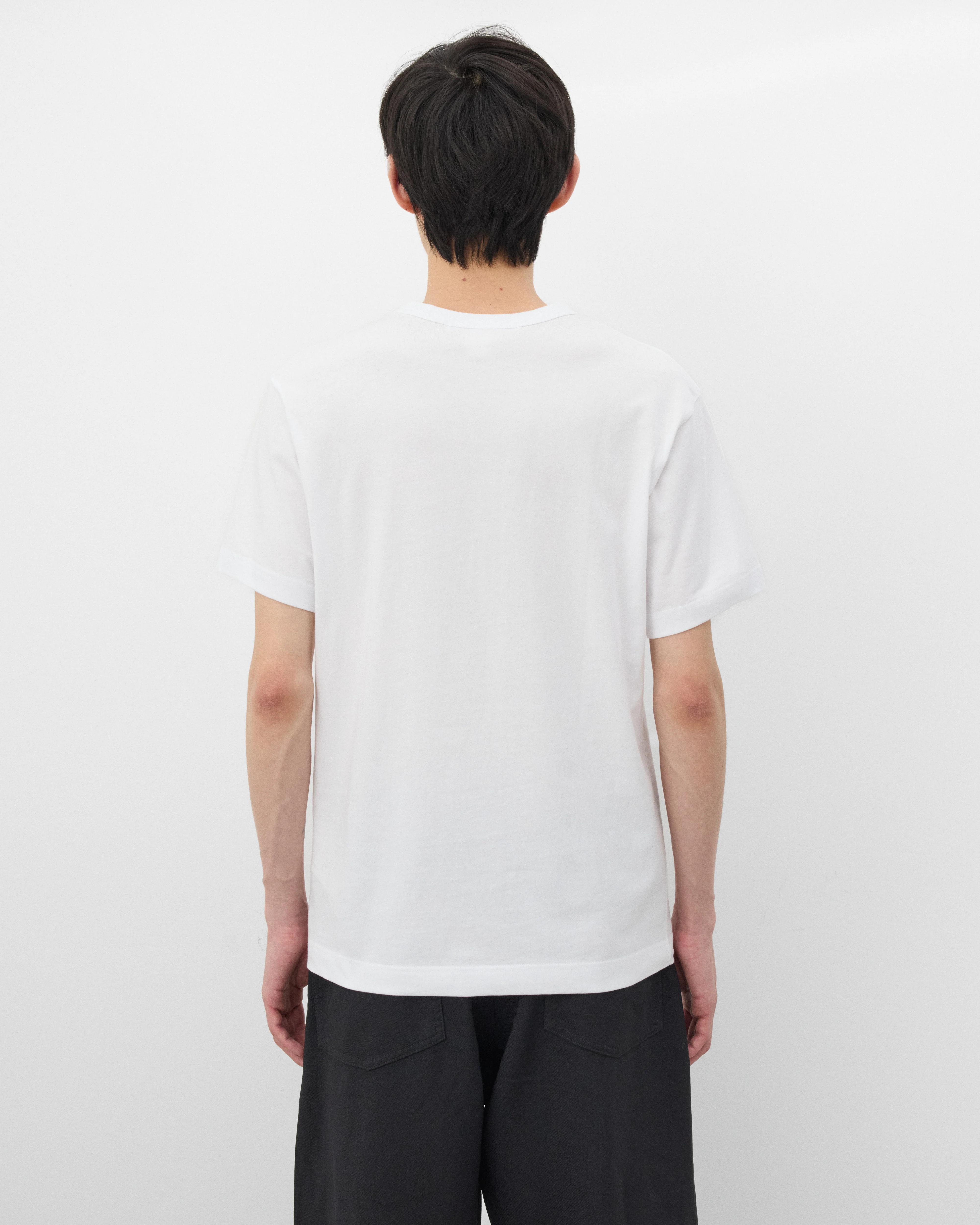 CDG Shirt - Men's Pattern T-Shirt - (White) - Image 5