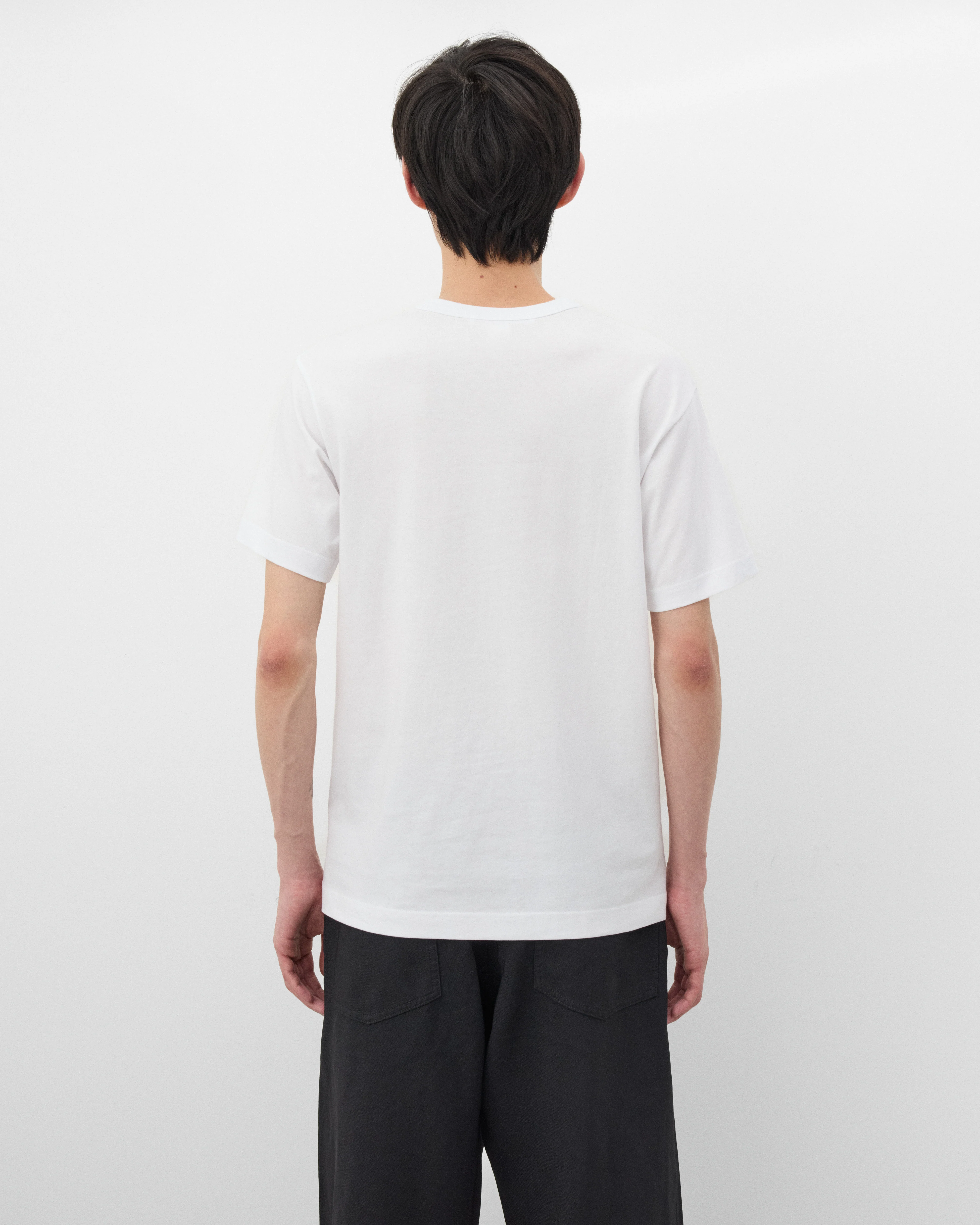 CDG Shirt - Men's Pattern T-Shirt - (White) - Image 5