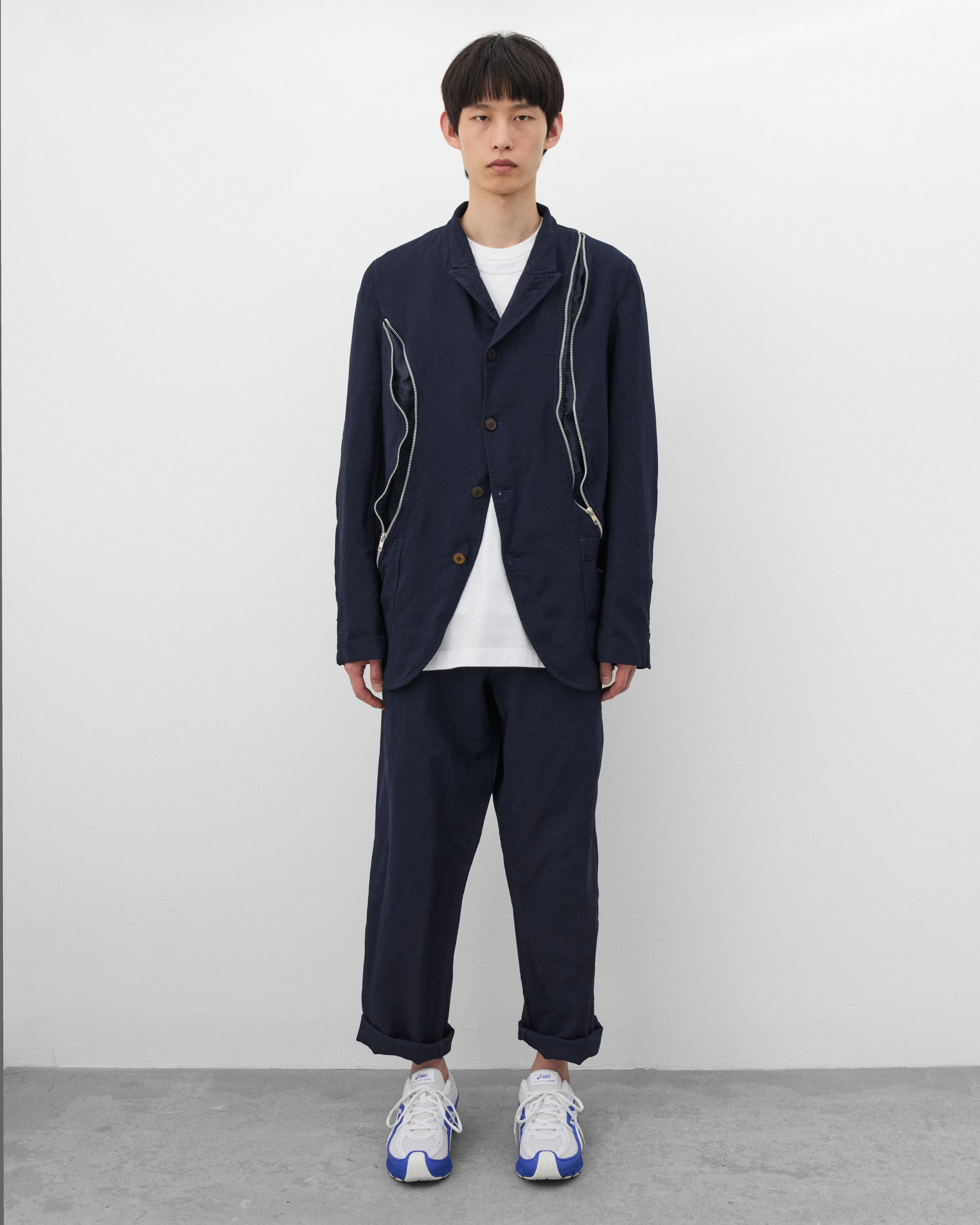 CDG Shirt - Men's Zip T-Shirt - (White) - Image 6