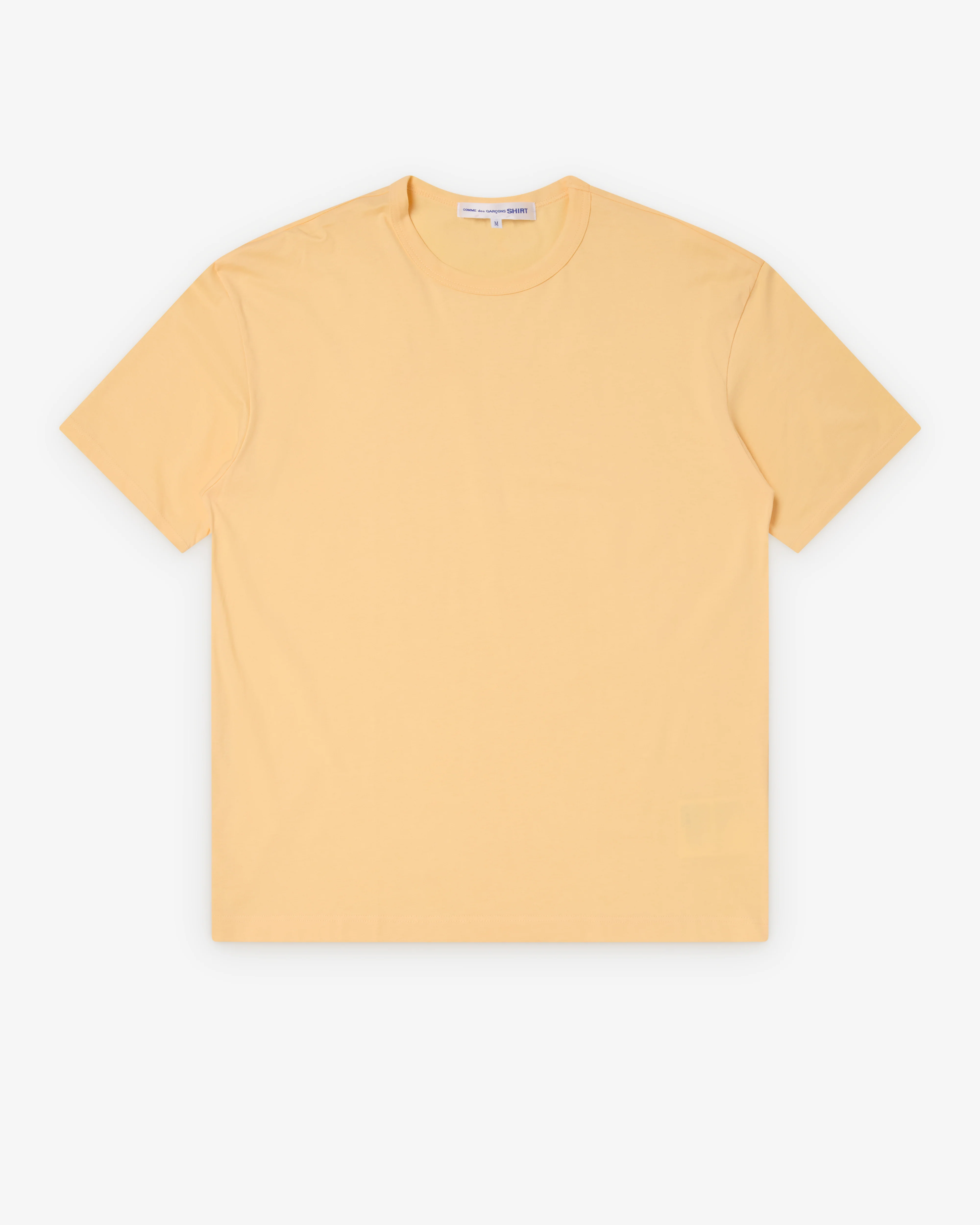 CDG Shirt - Men's Back Logo T-Shirt - (Yellow)